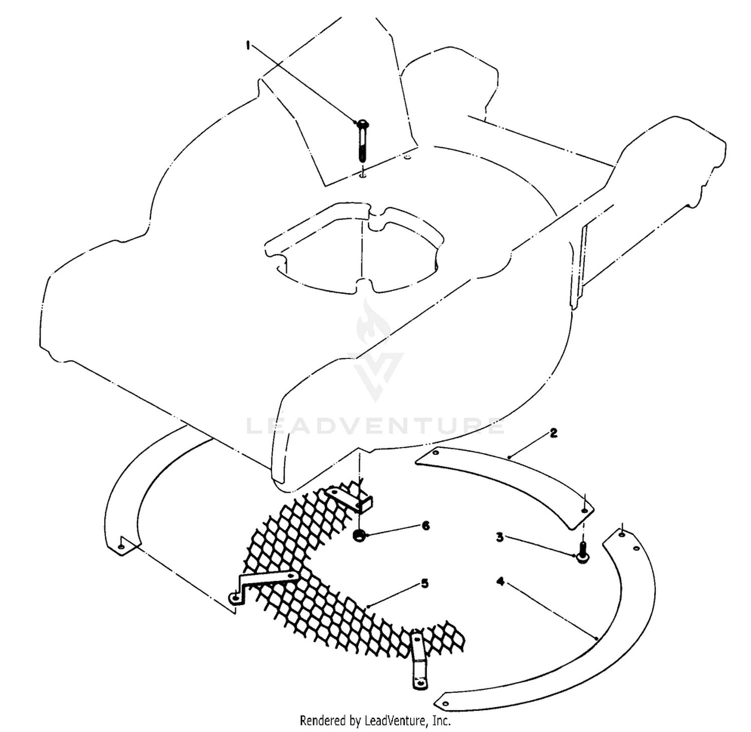 Leaf Shredder Kit No. 59100 (optional)