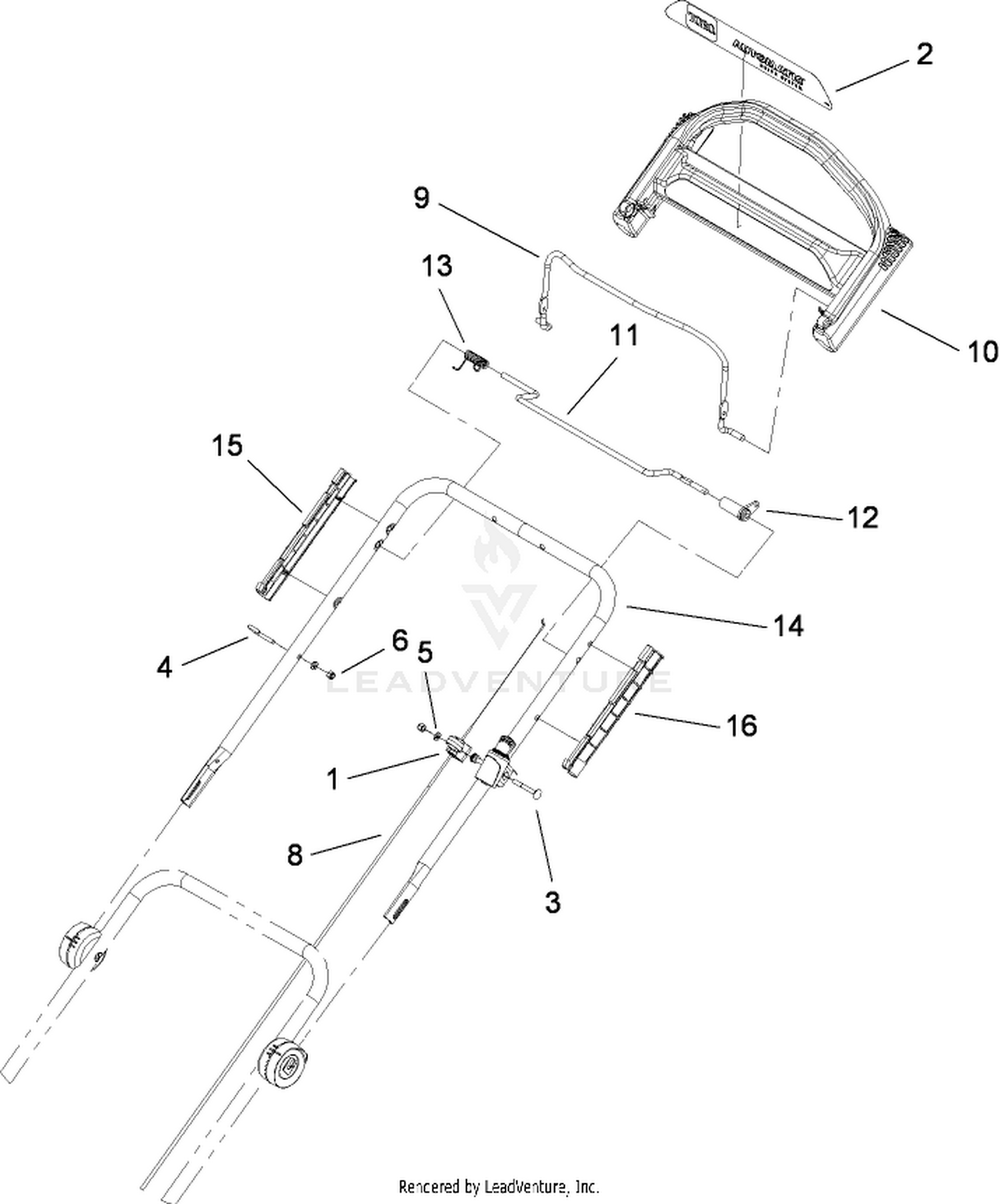 Upper Handle Assembly