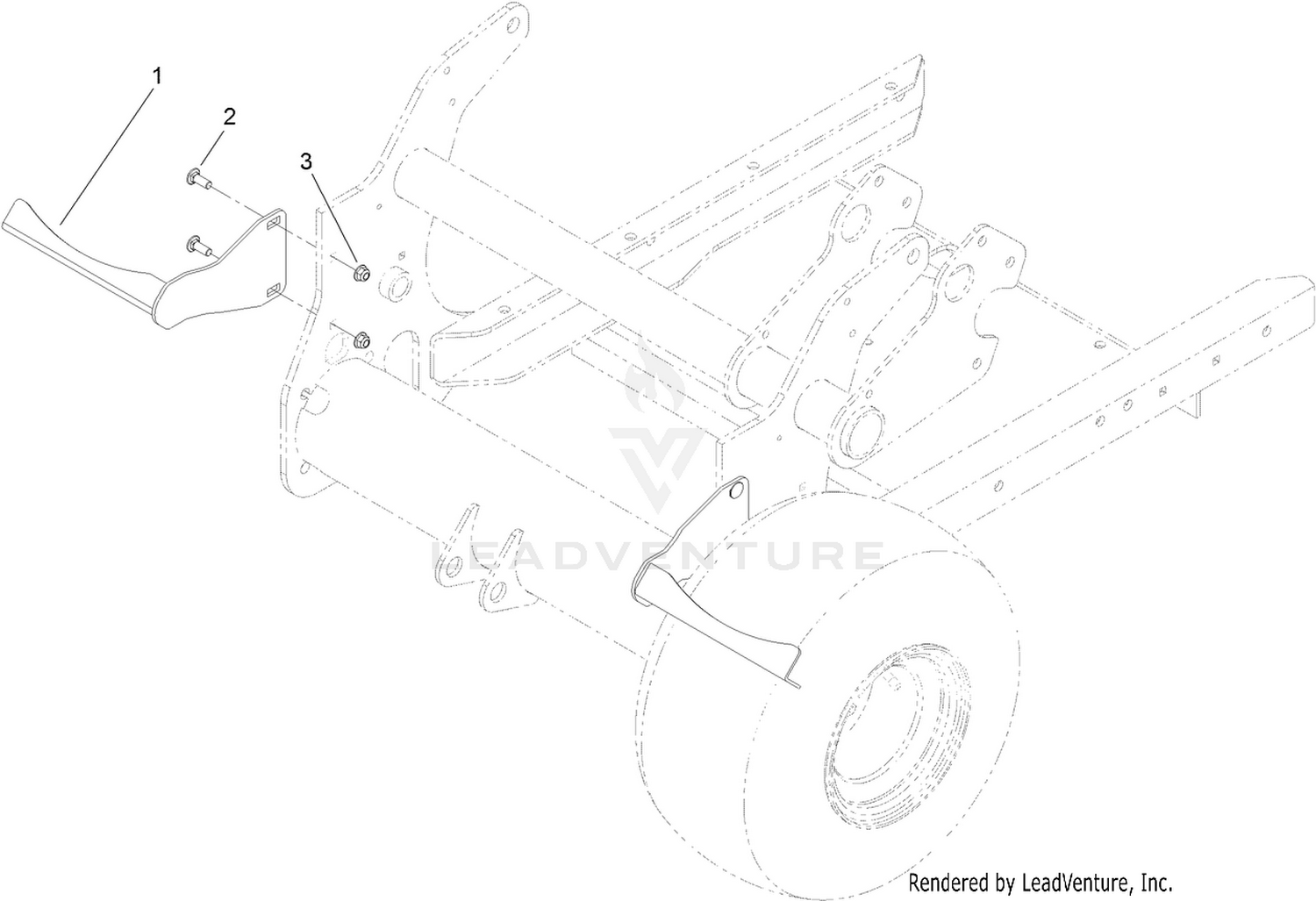 Optional Tire Scraper Assembly (Model 09225)