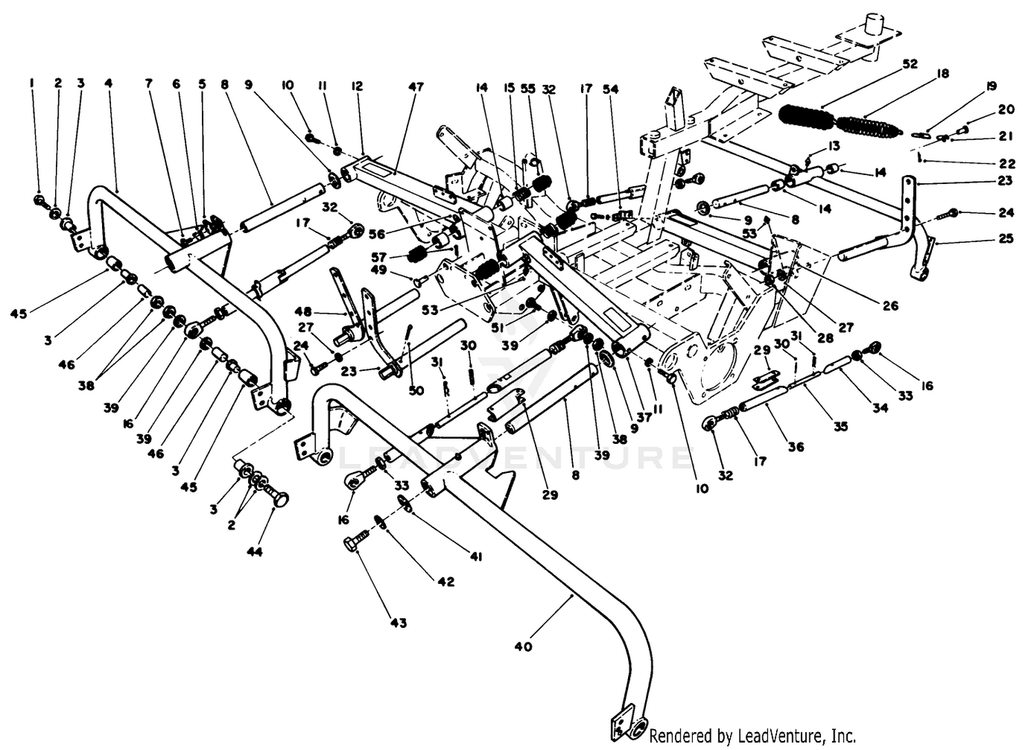 Cutting Unit Carrier Frame Assembly