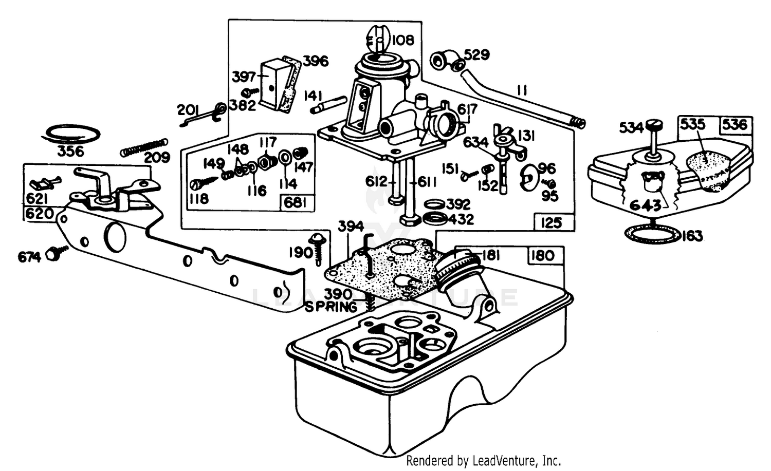 Carburetor Assembly Model 92908-1956-01