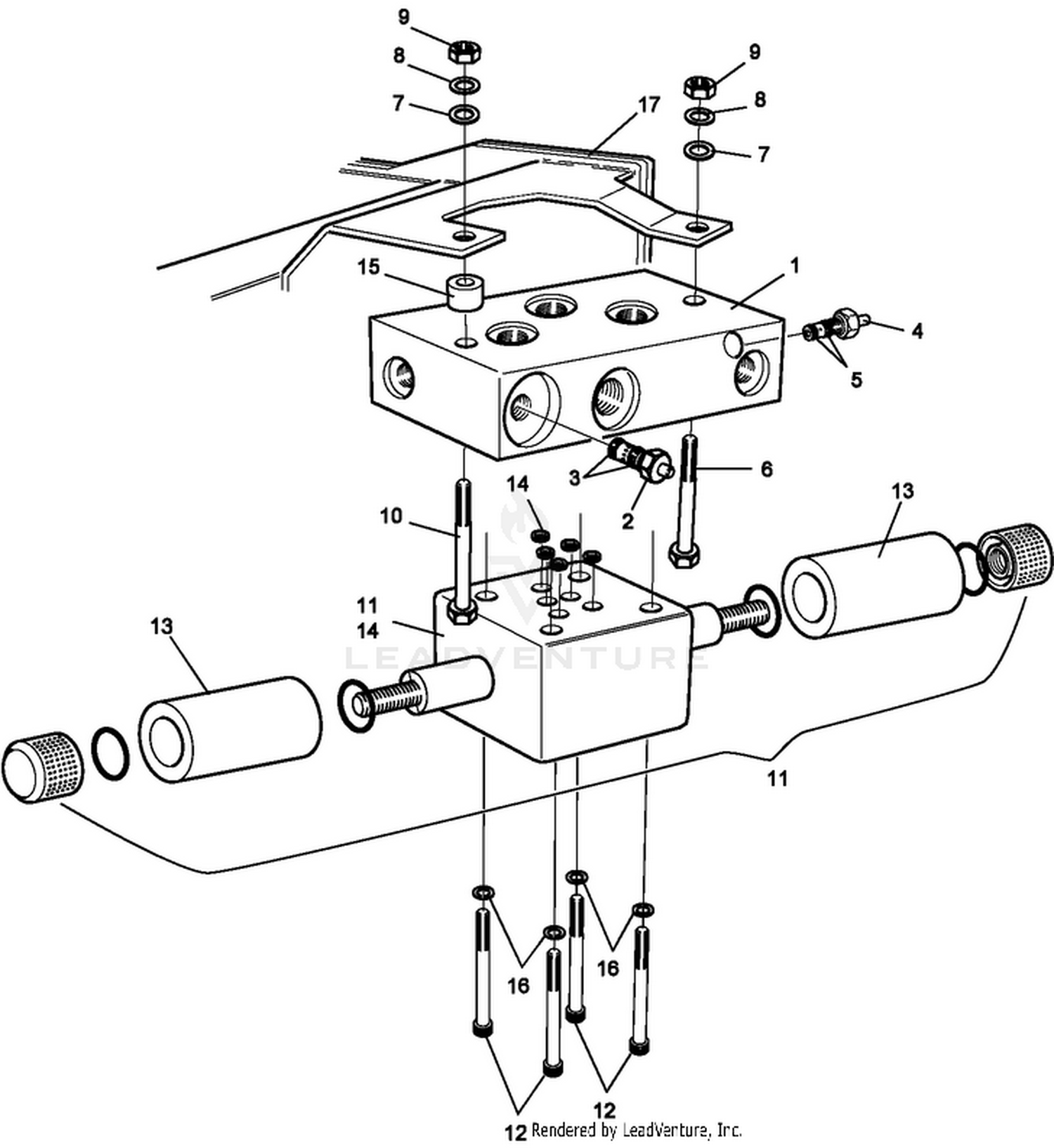 Cutter Sub Plate / Control Valve