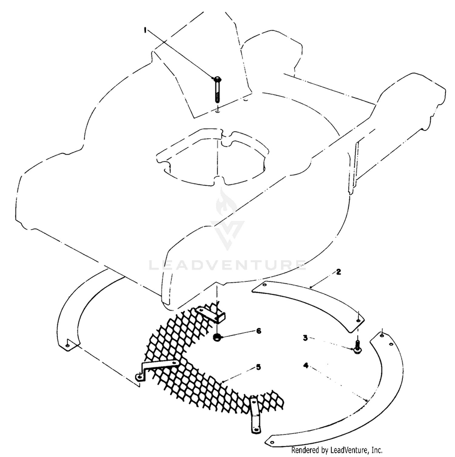 Leaf Shredder Kit No. 59100 (optional)