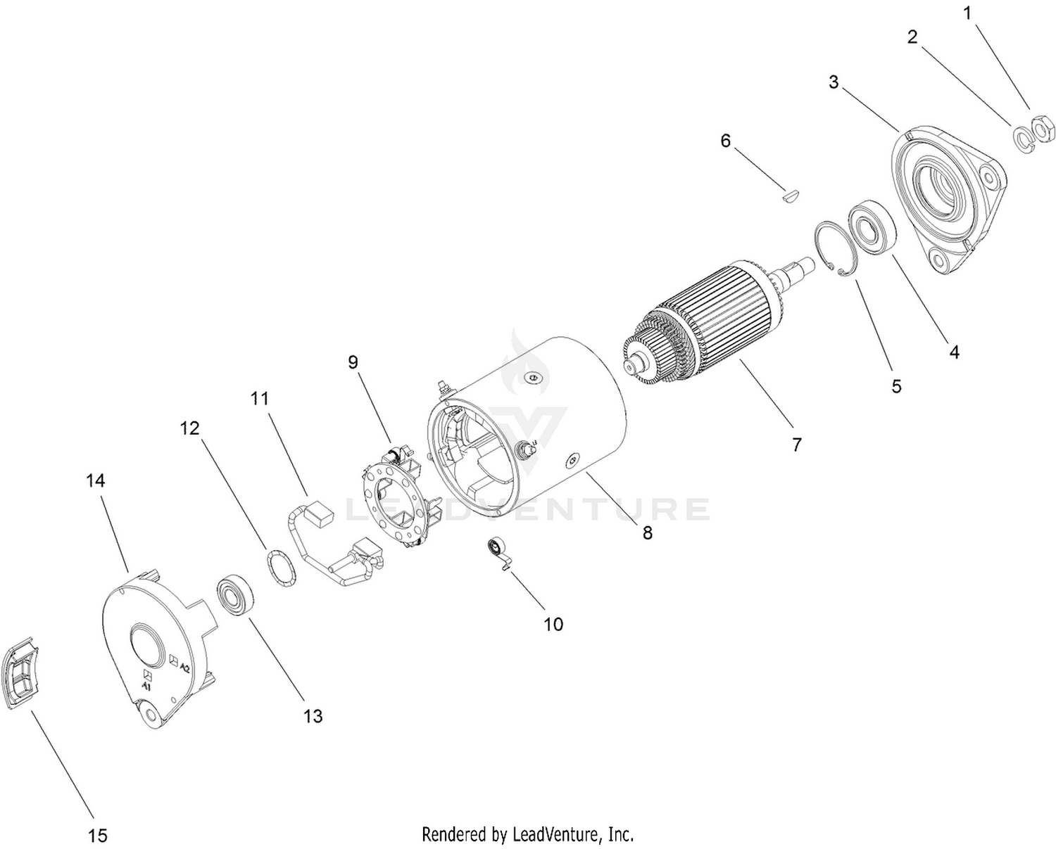 Starter Generator Assembly No. 131-8444