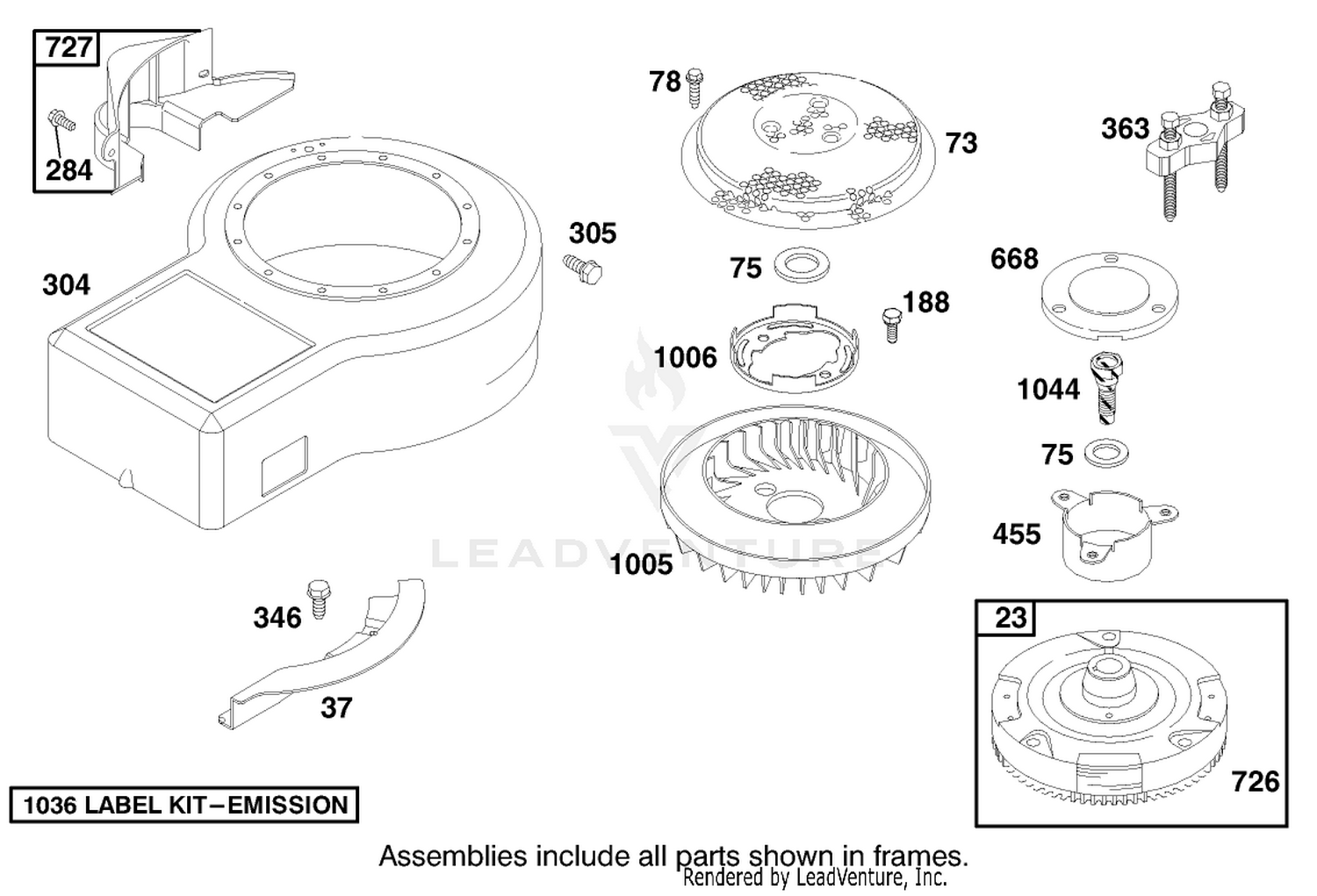 Engine Briggs  Stratton Model 28n777-1174-E1 7