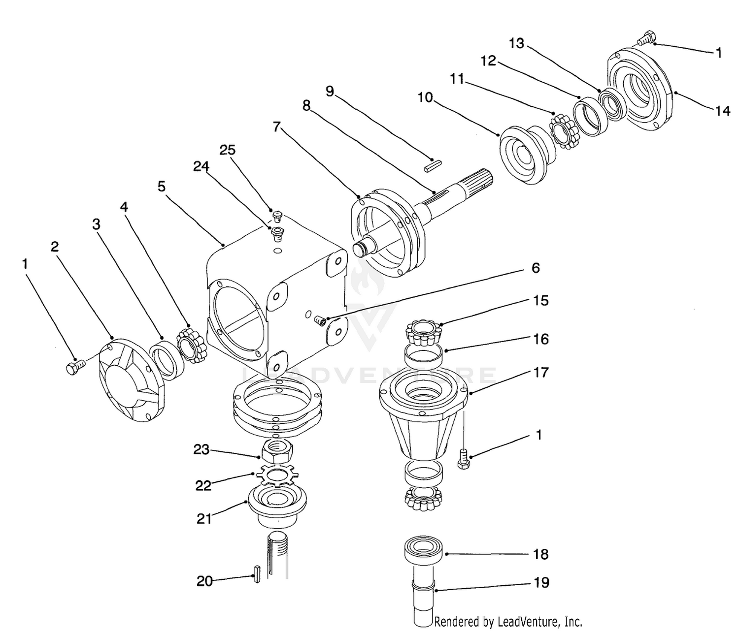 Gear Box Assembly 86-3090