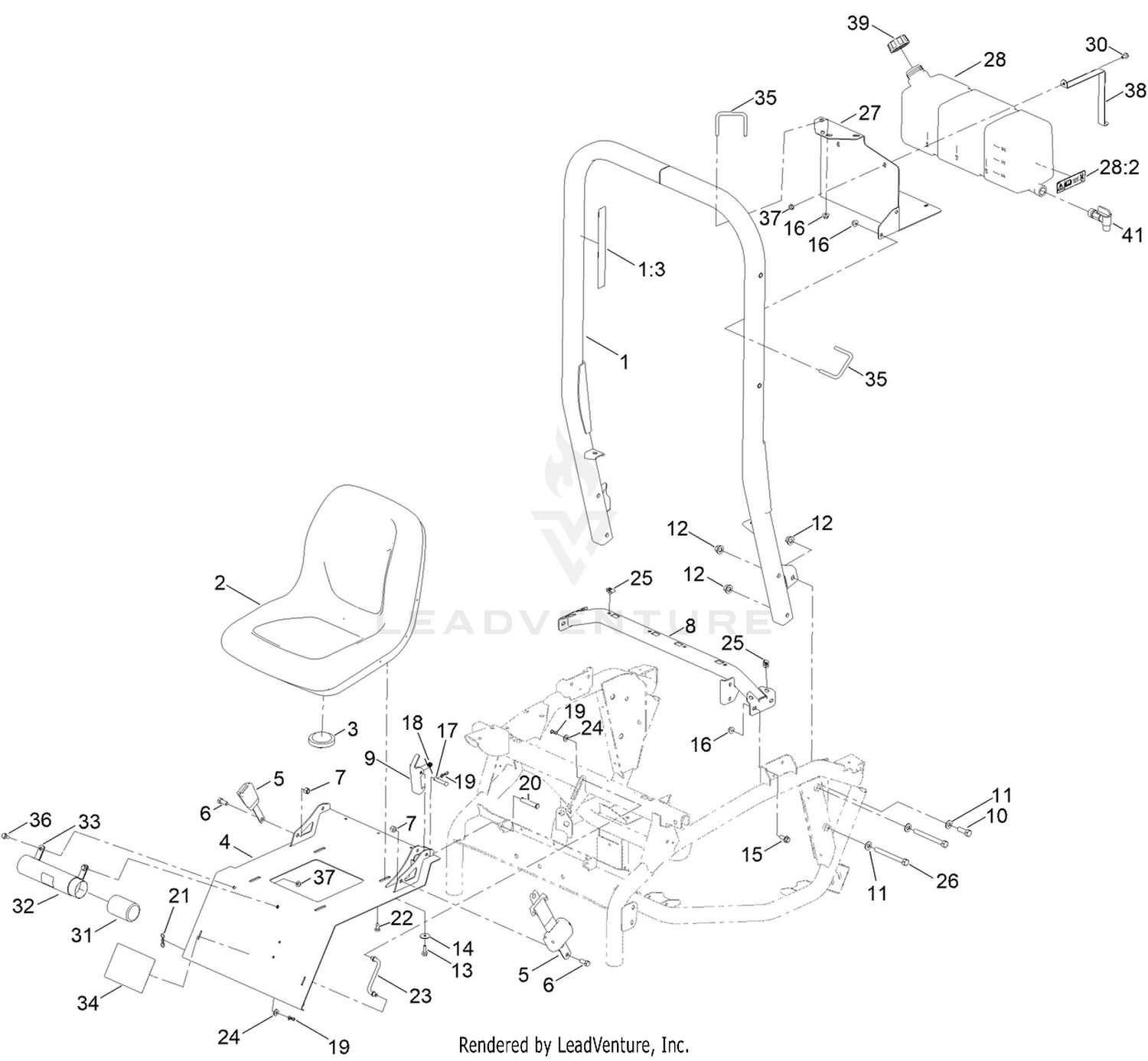 Roll-Over Protection System and Seat Assembly