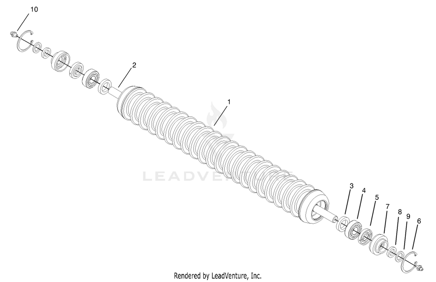 Wiehle Roller Assembly No. 100-9906