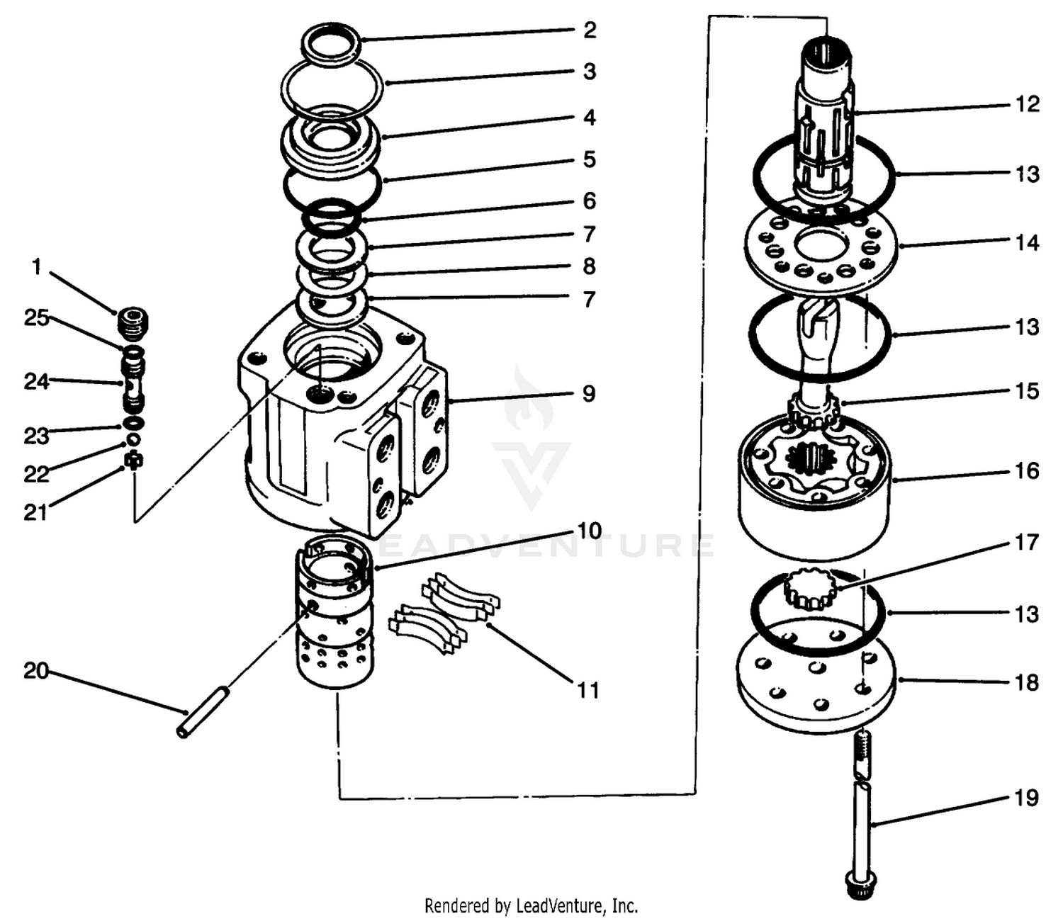 Power Steering Valve No. 92-9729