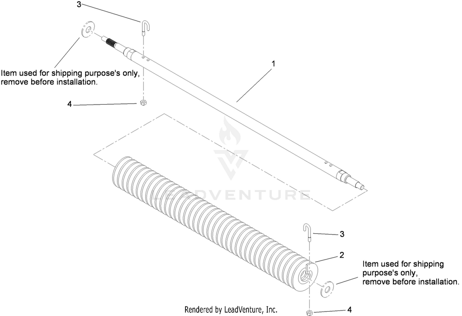 21 Inch Grooming Brush Assembly (04228)