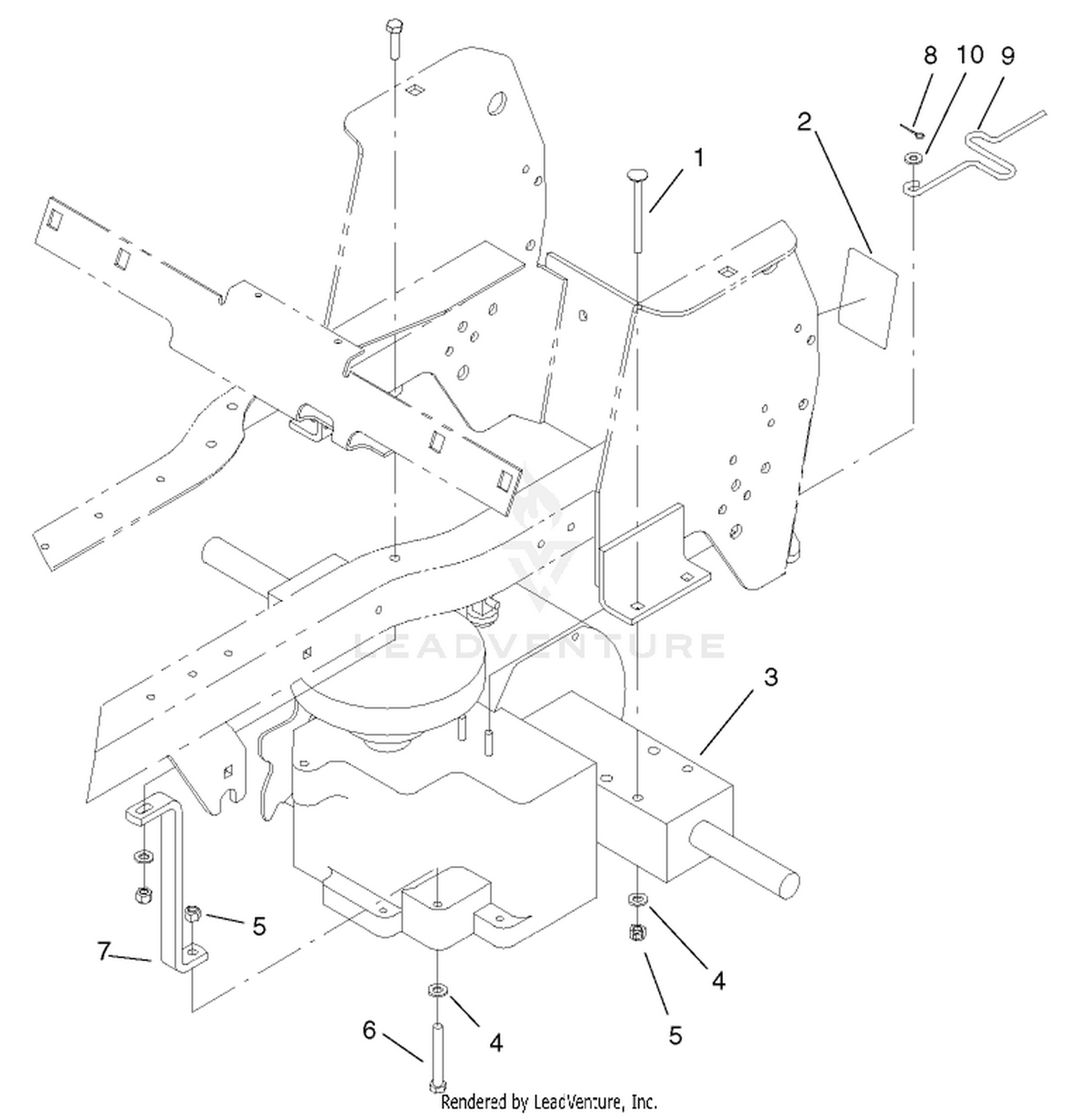 Hydrostatic Transaxle Assembly