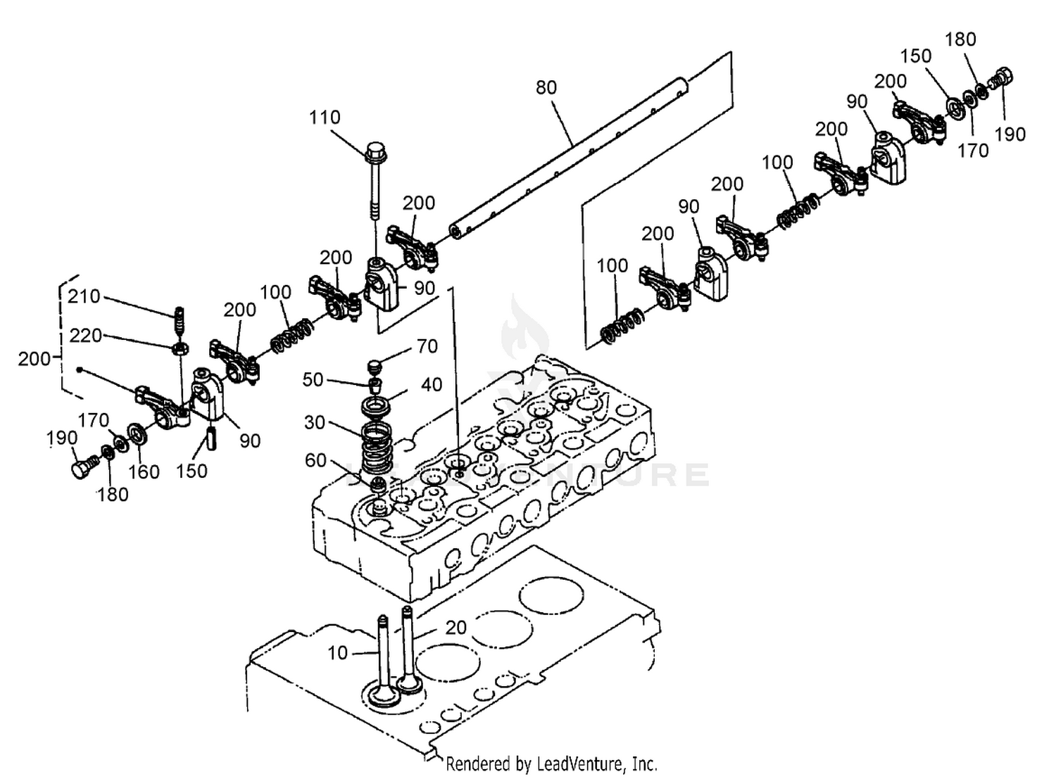 Valve and Rocker Arm Assembly