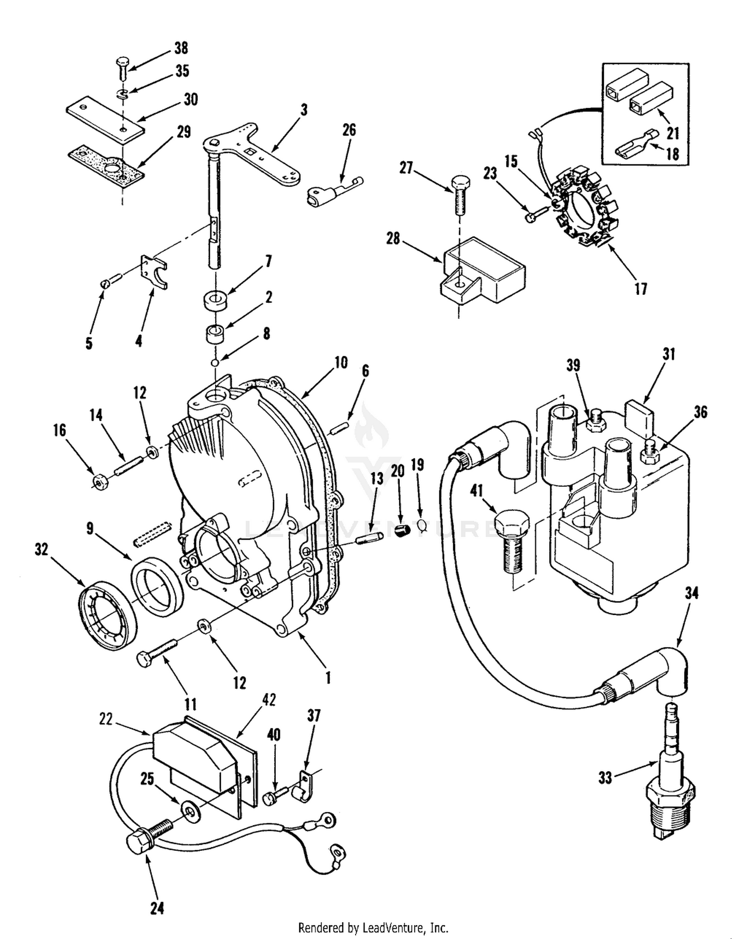 GEARCASE AND IGNITION CONTROLS