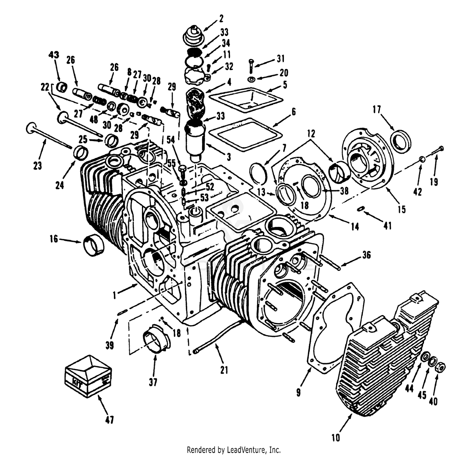 Engine Cylinder Block P224 G Spec. E