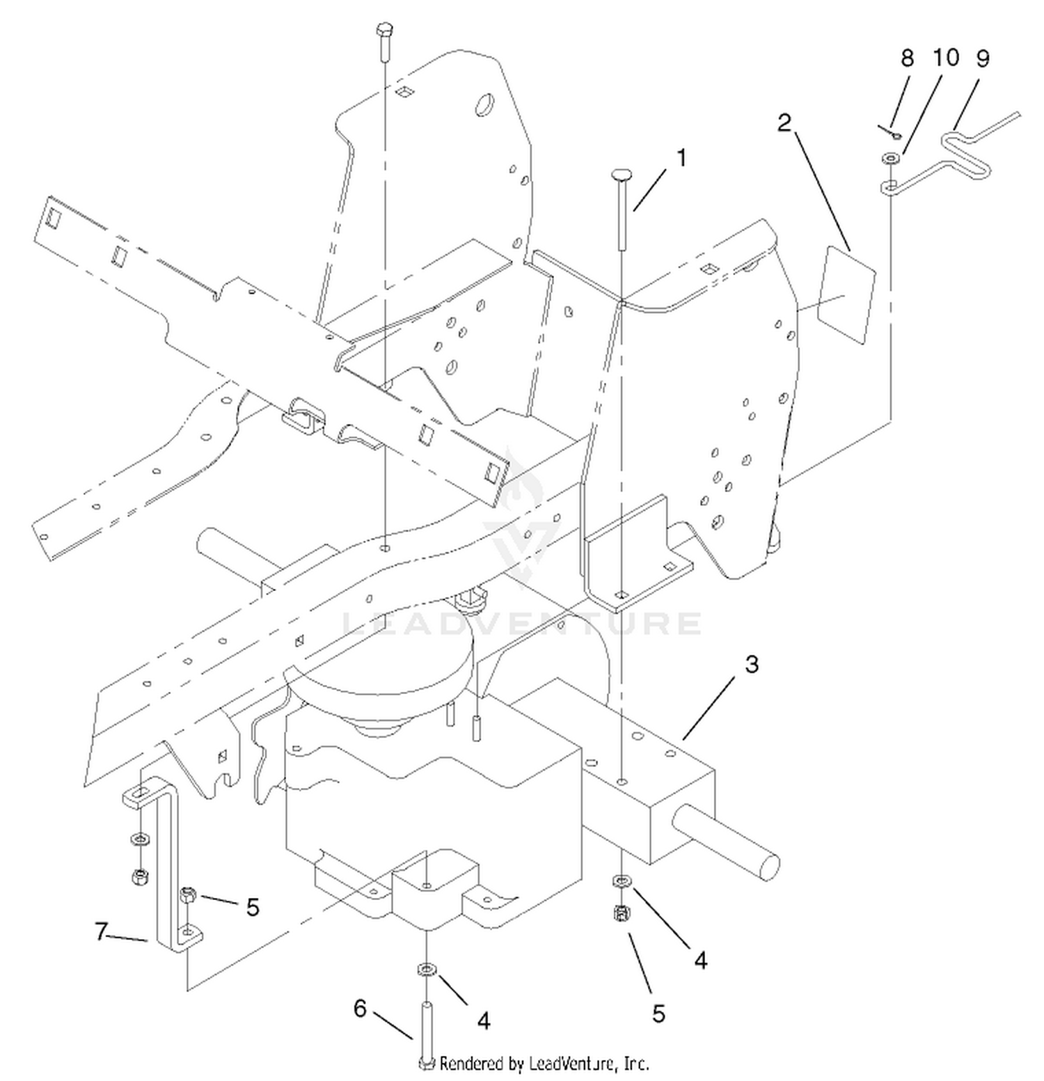Hydrostatic Transaxle Assembly