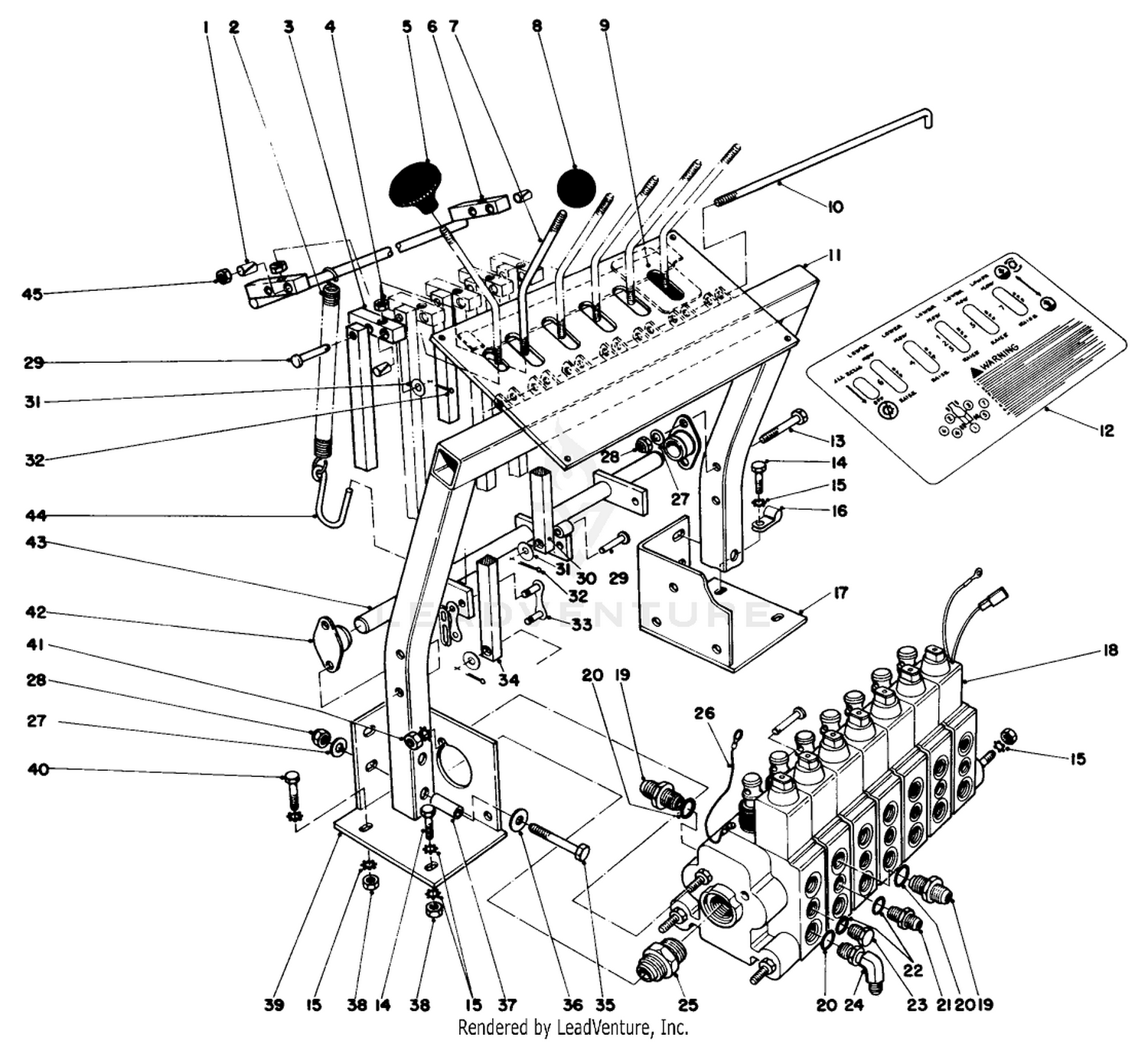 Control Tower And Valve Bank Assembly