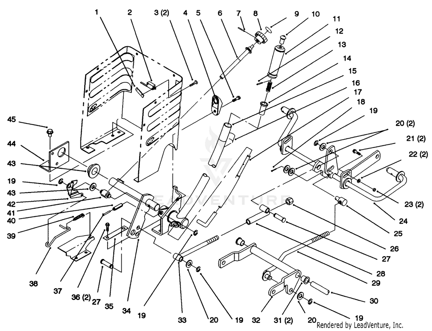 Lift Lever And Height Of Cut
