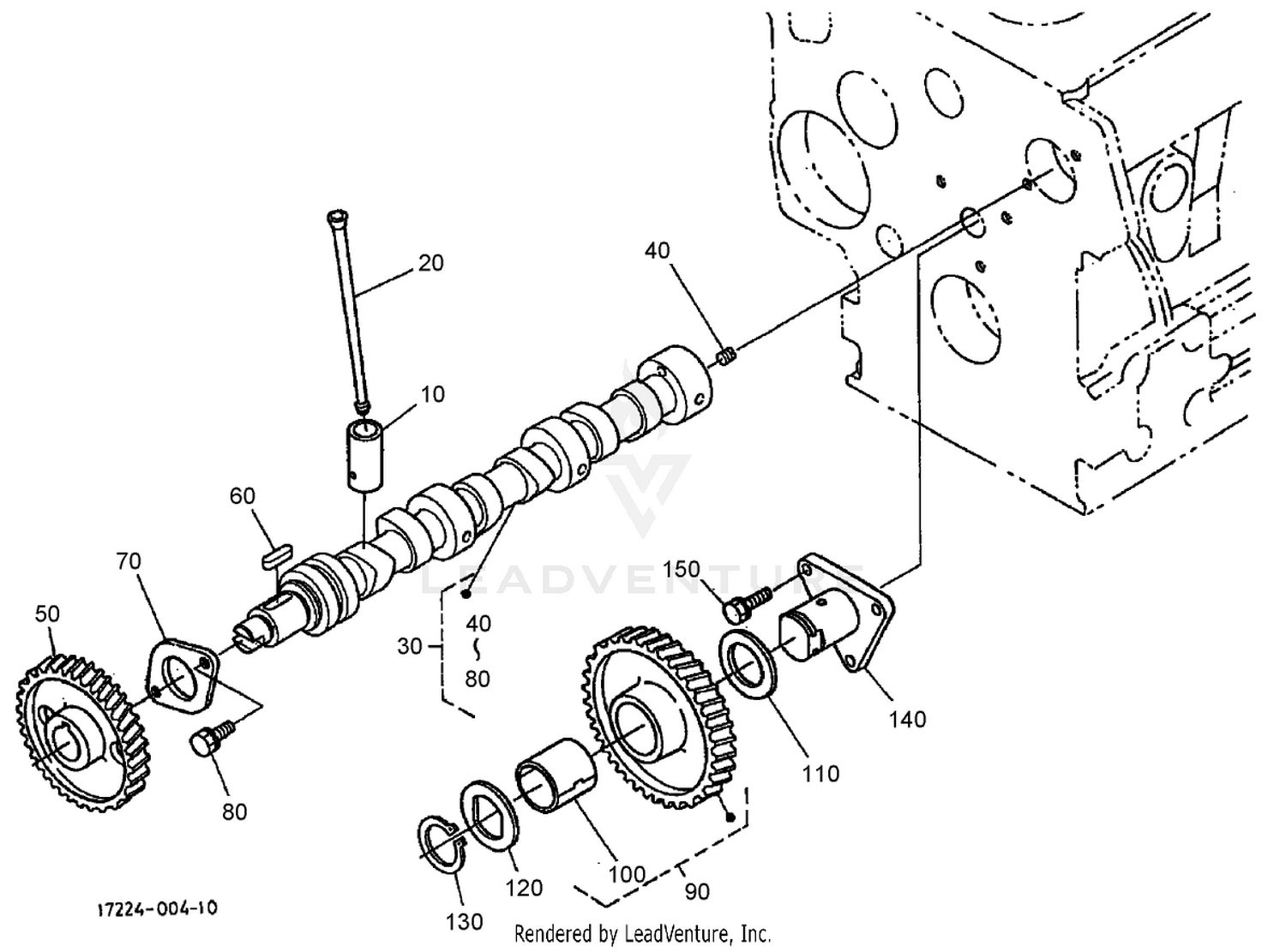Camshaft And Idle Gear Shaft Assembly