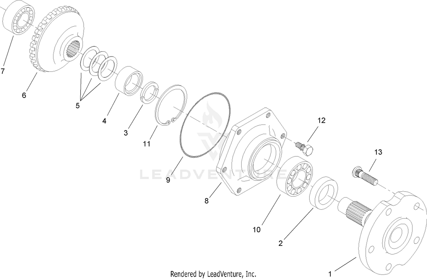 Axle Assembly  Rear Axle Assembly No. 106-1120