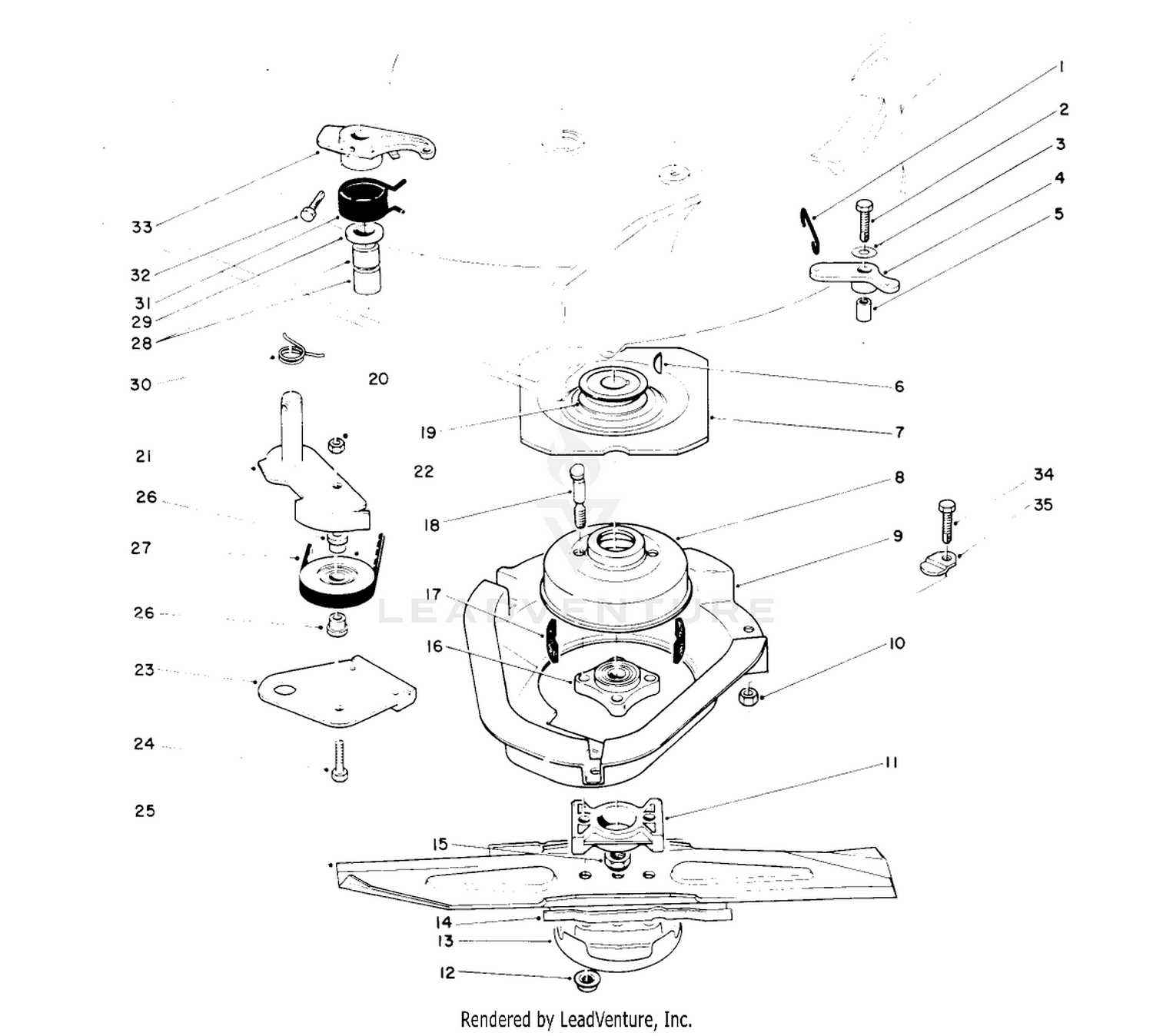 Blade Brake Clutch Assembly
