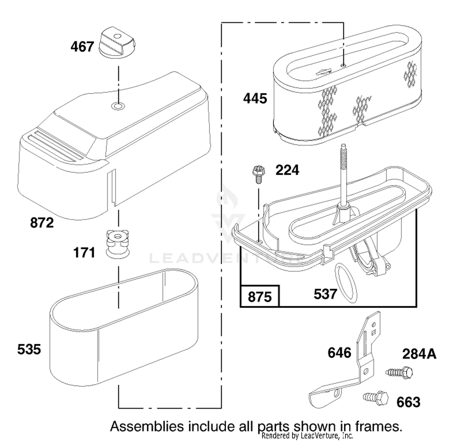 Engine Briggs  Stratton Model 28n707-1131-E1 5