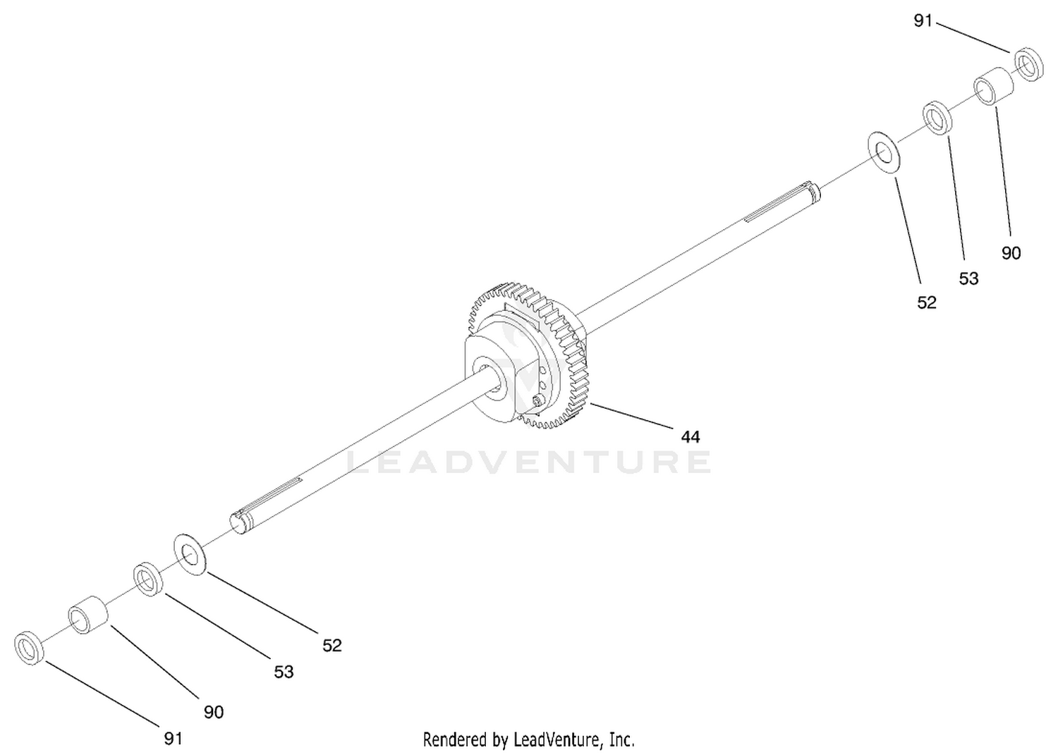 Hydro Transaxle Assembly (cont.)