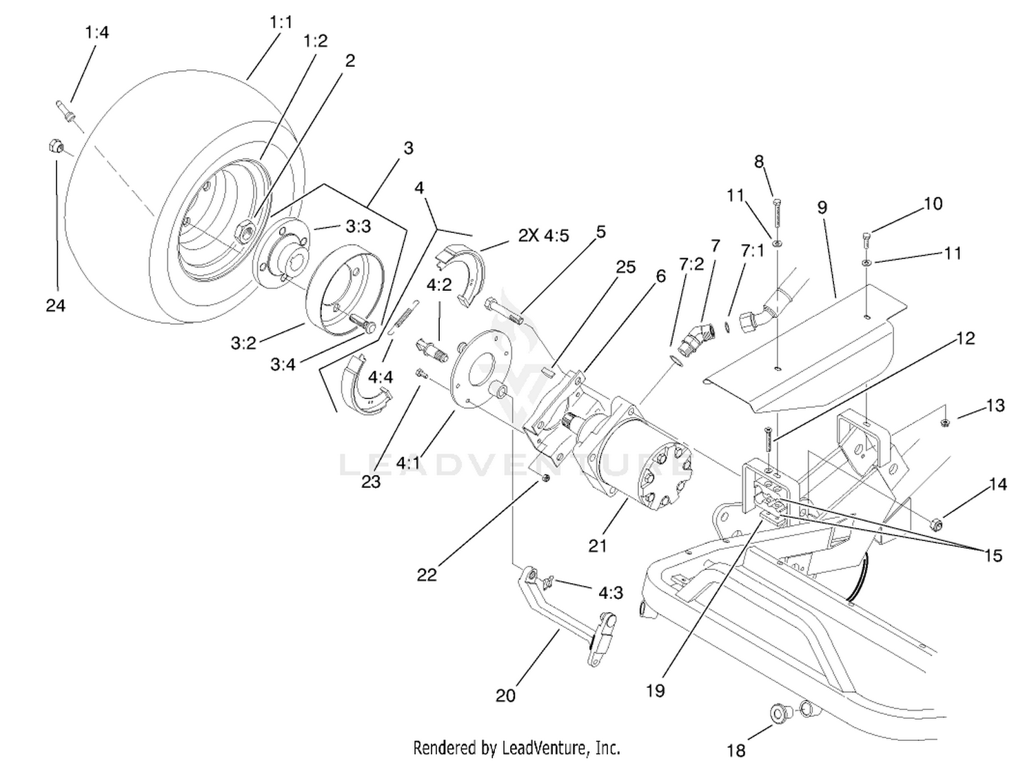 Front Wheel And Brake Assembly
