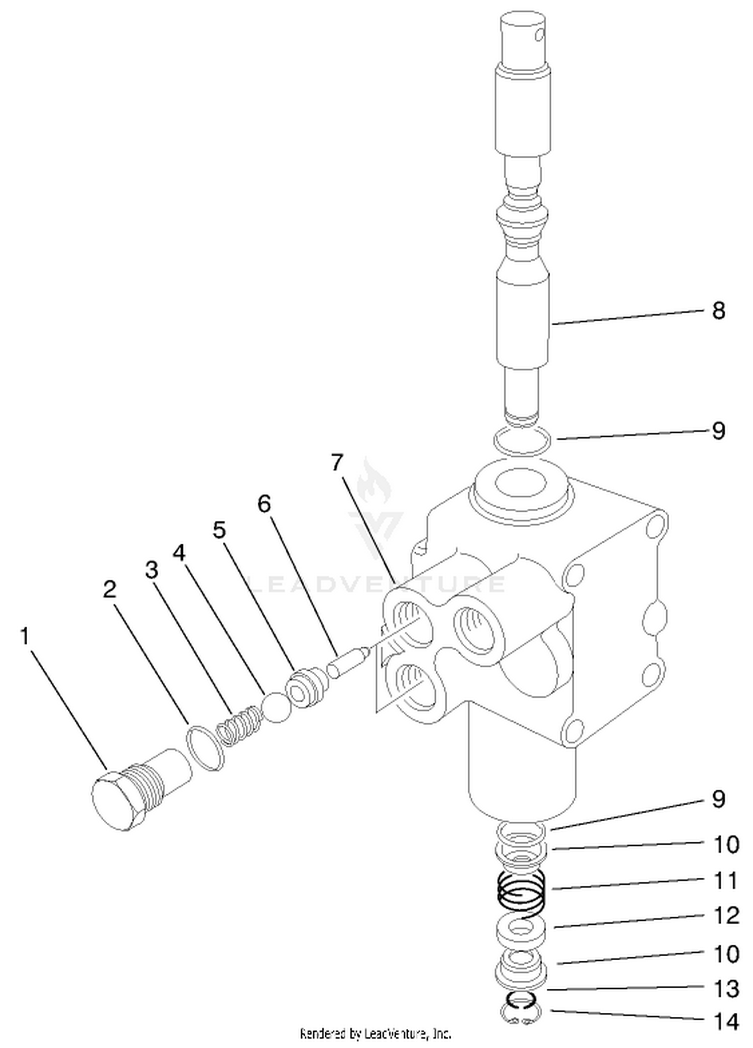 Control Valve Assembly No. 43-1950