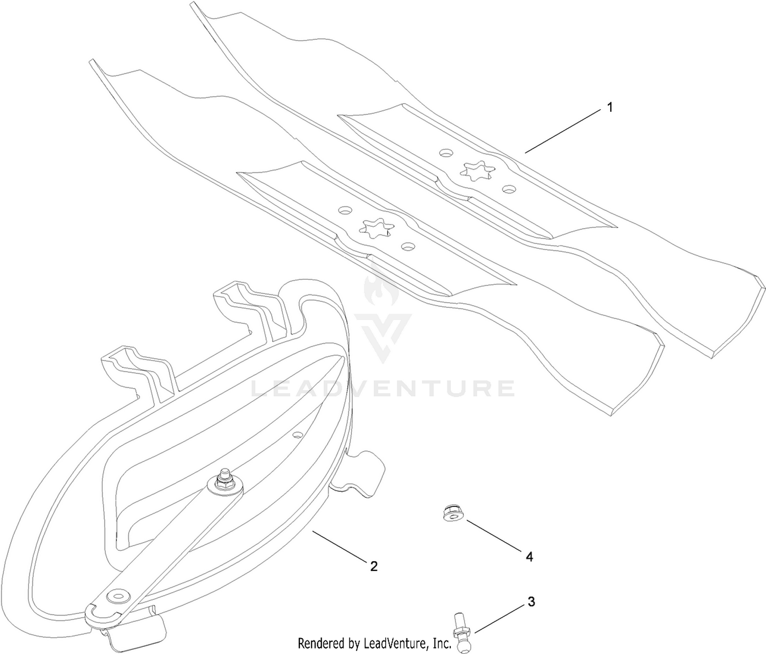 42 Inch Mulch Kit Assembly No. 117-0058