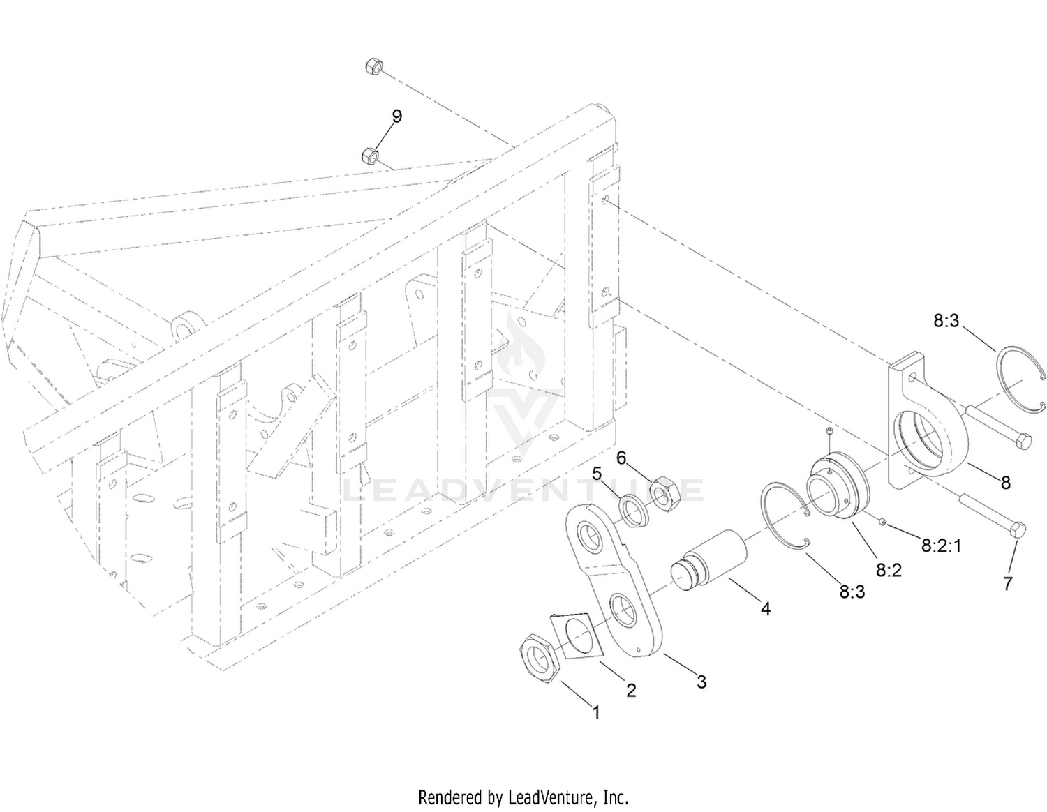 RH Outside Crankshaft Assembly