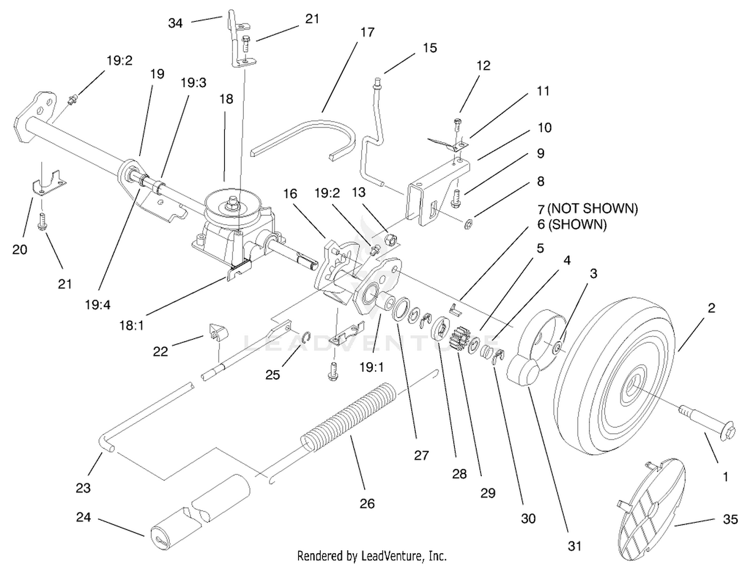 Deck Suspension Assembly