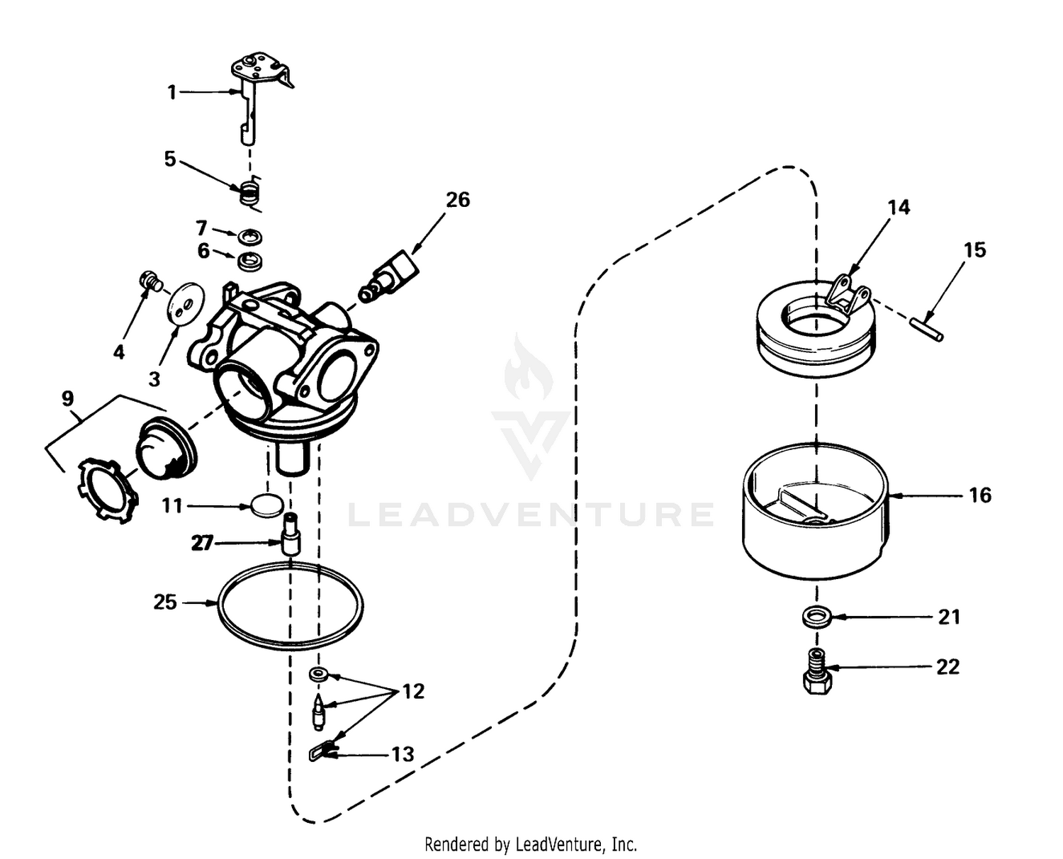 Carburetor No. 632050a