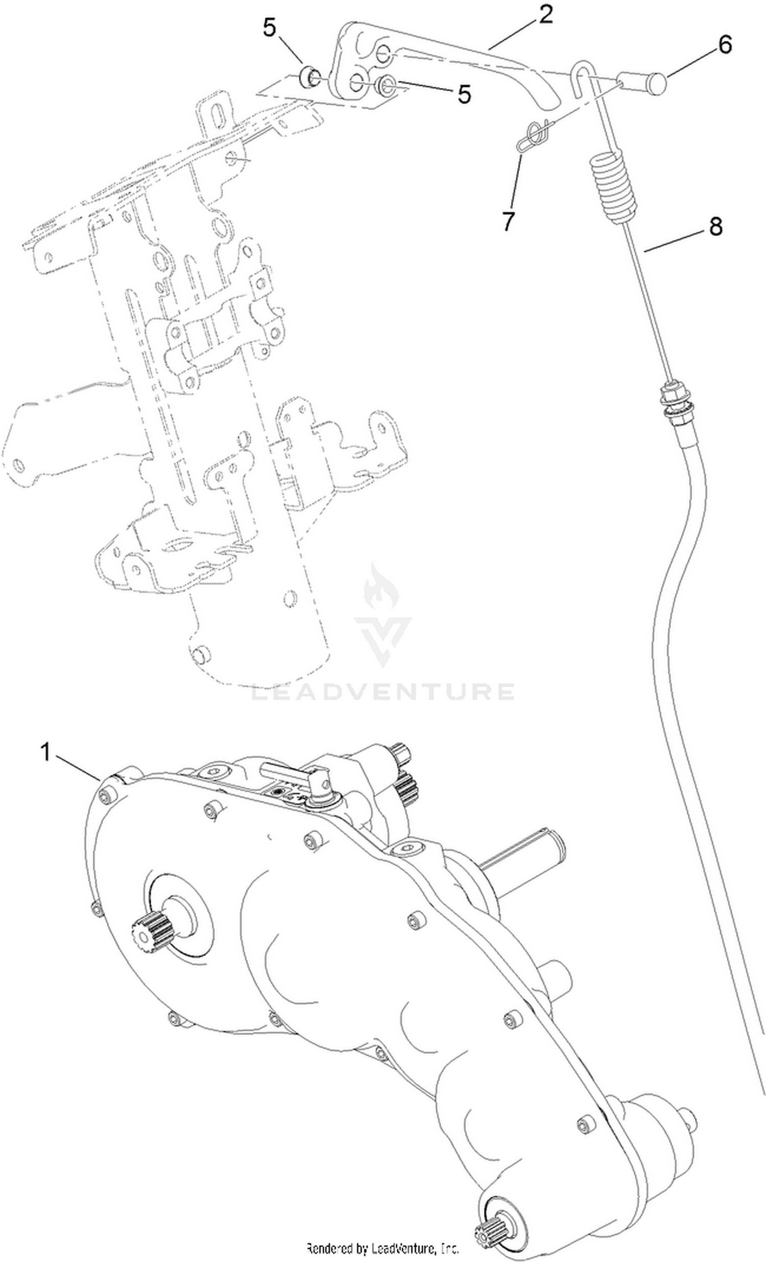 Transmission Replacement Kit Assembly No. 140-9324