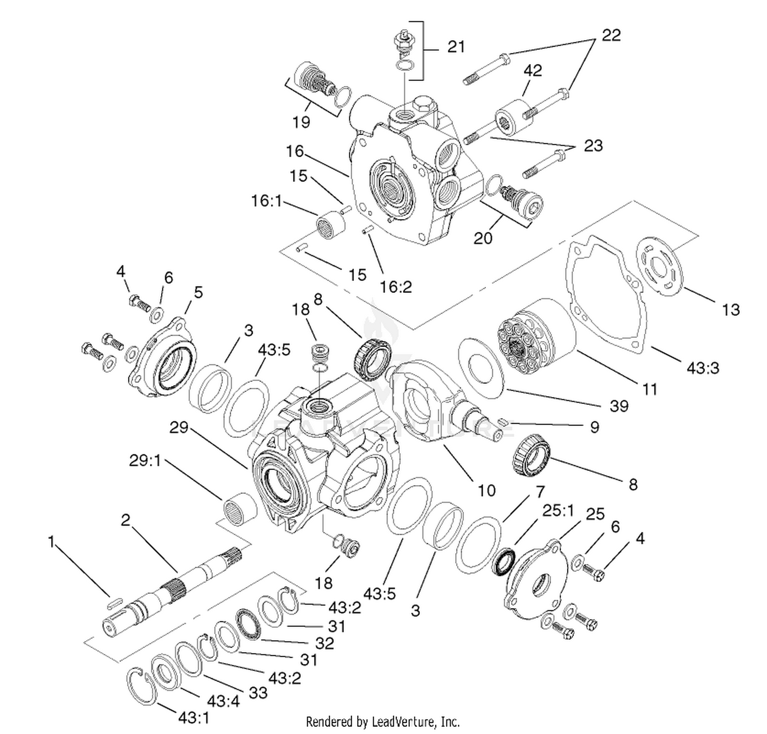 Piston Pump Assembly No. 104-4890