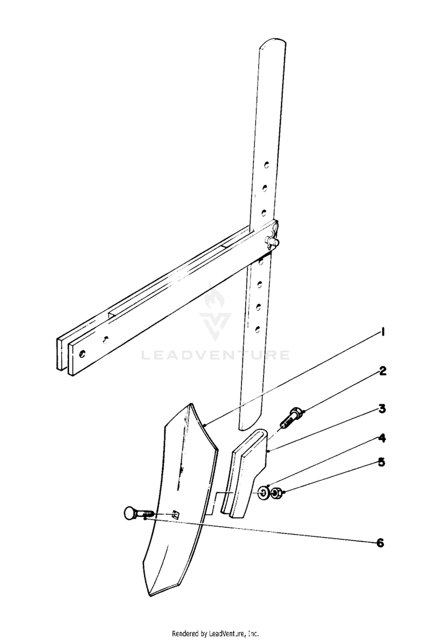 2" Furrowing Tool-Parts List
