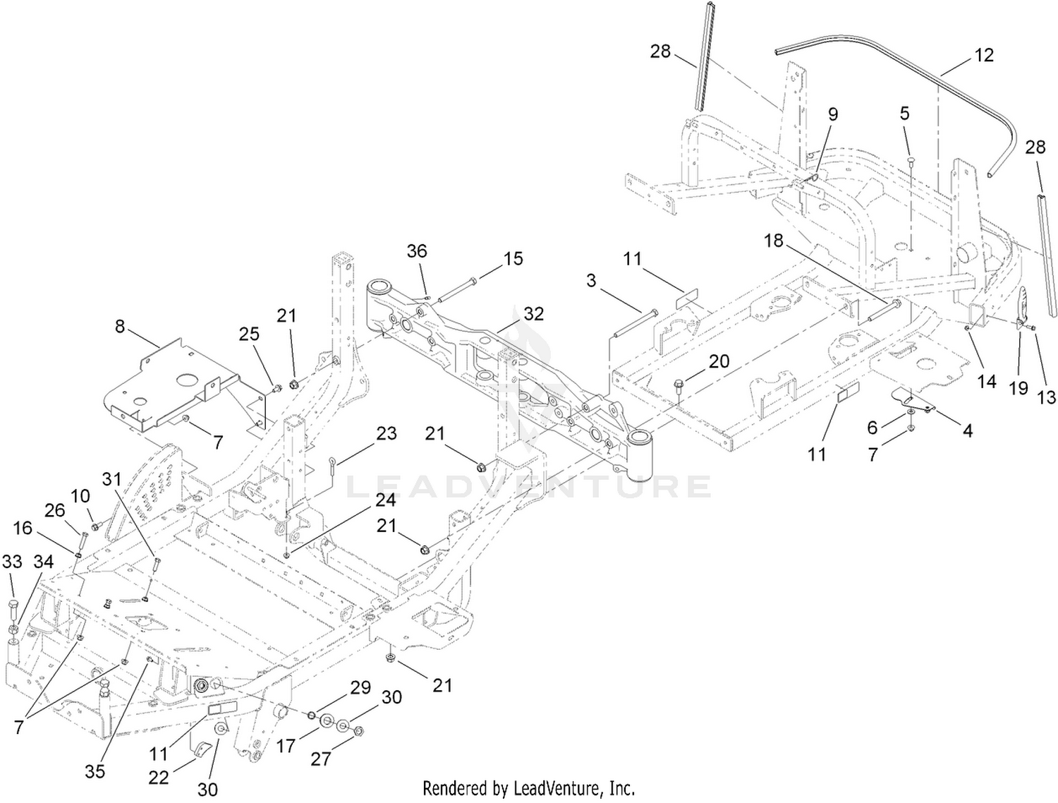 Frame And Axle Assembly
