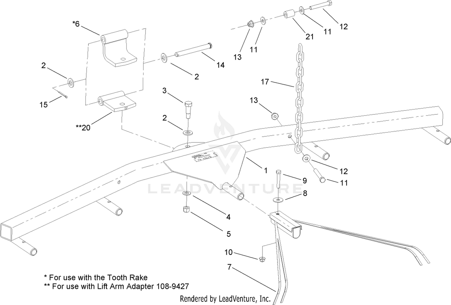 Spring Rake Assembly