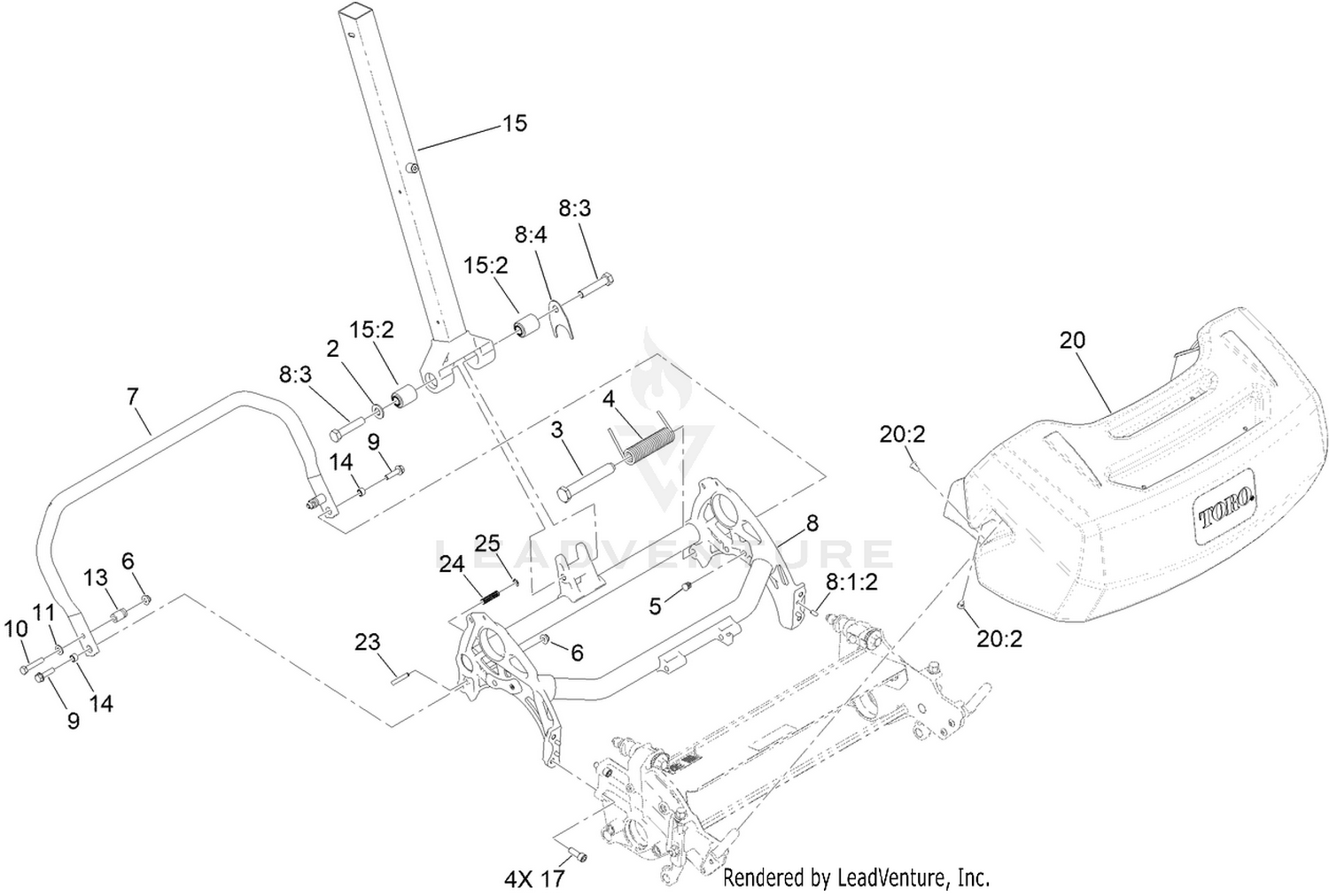 Frame and Handle Mount Assembly
