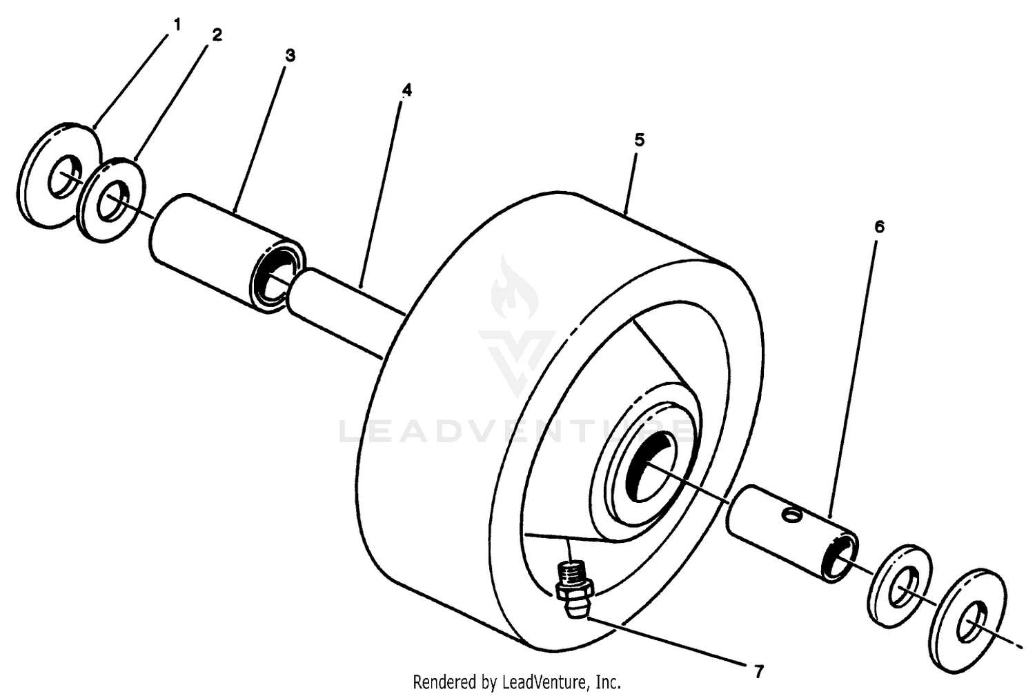 Phenolic Caster Wheel No. 27-1050 (optional)