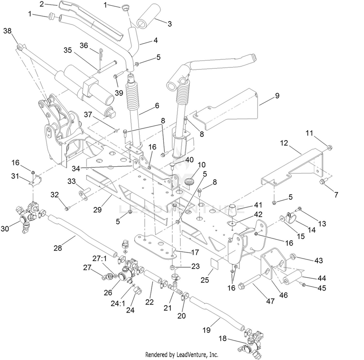 Center Boom Assembly