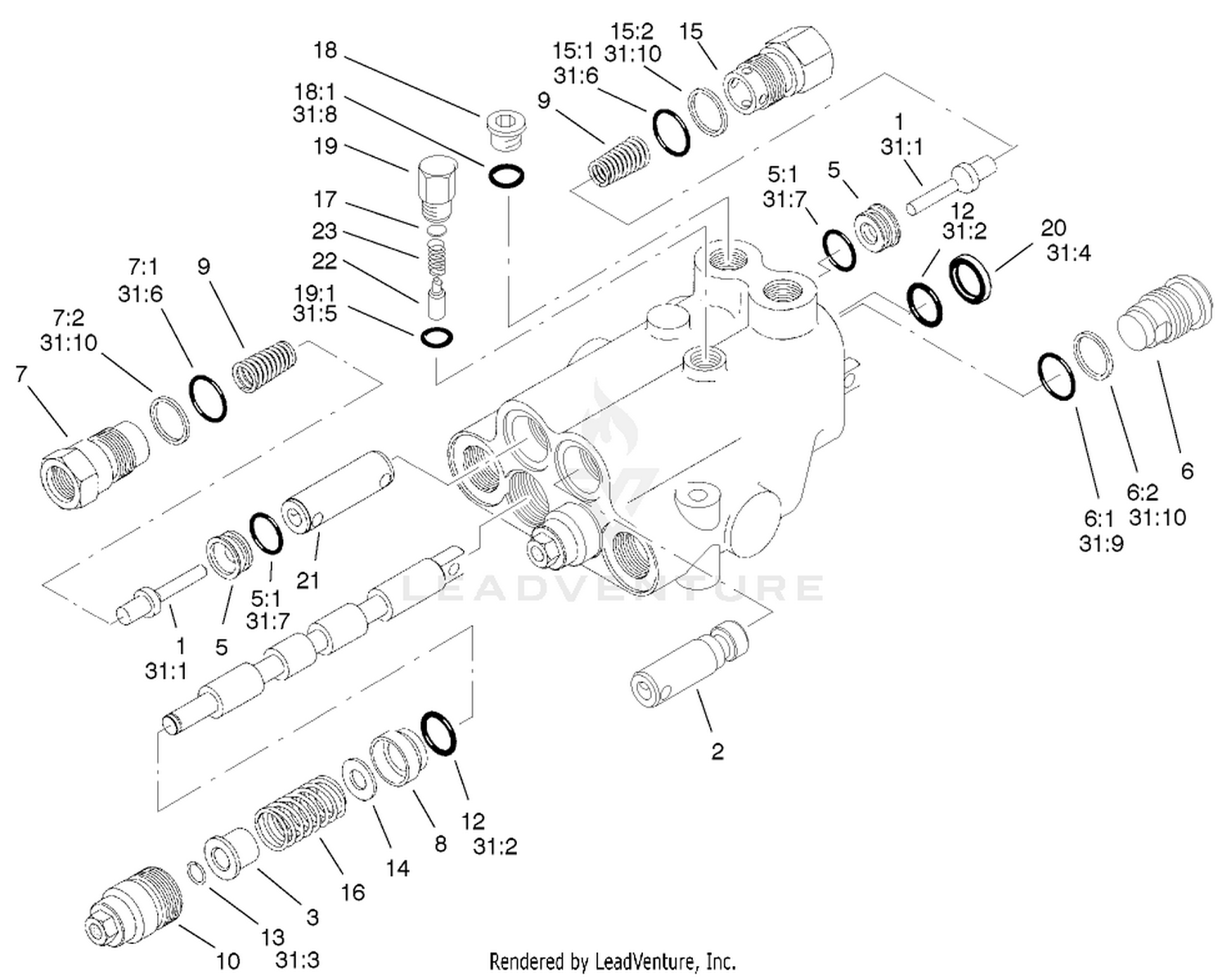 Control Valve Assembly No. 95-8581