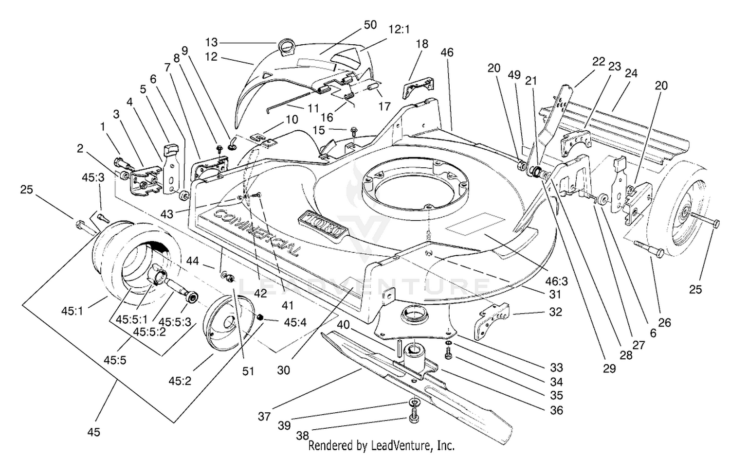 Housing  Wheel Assembly