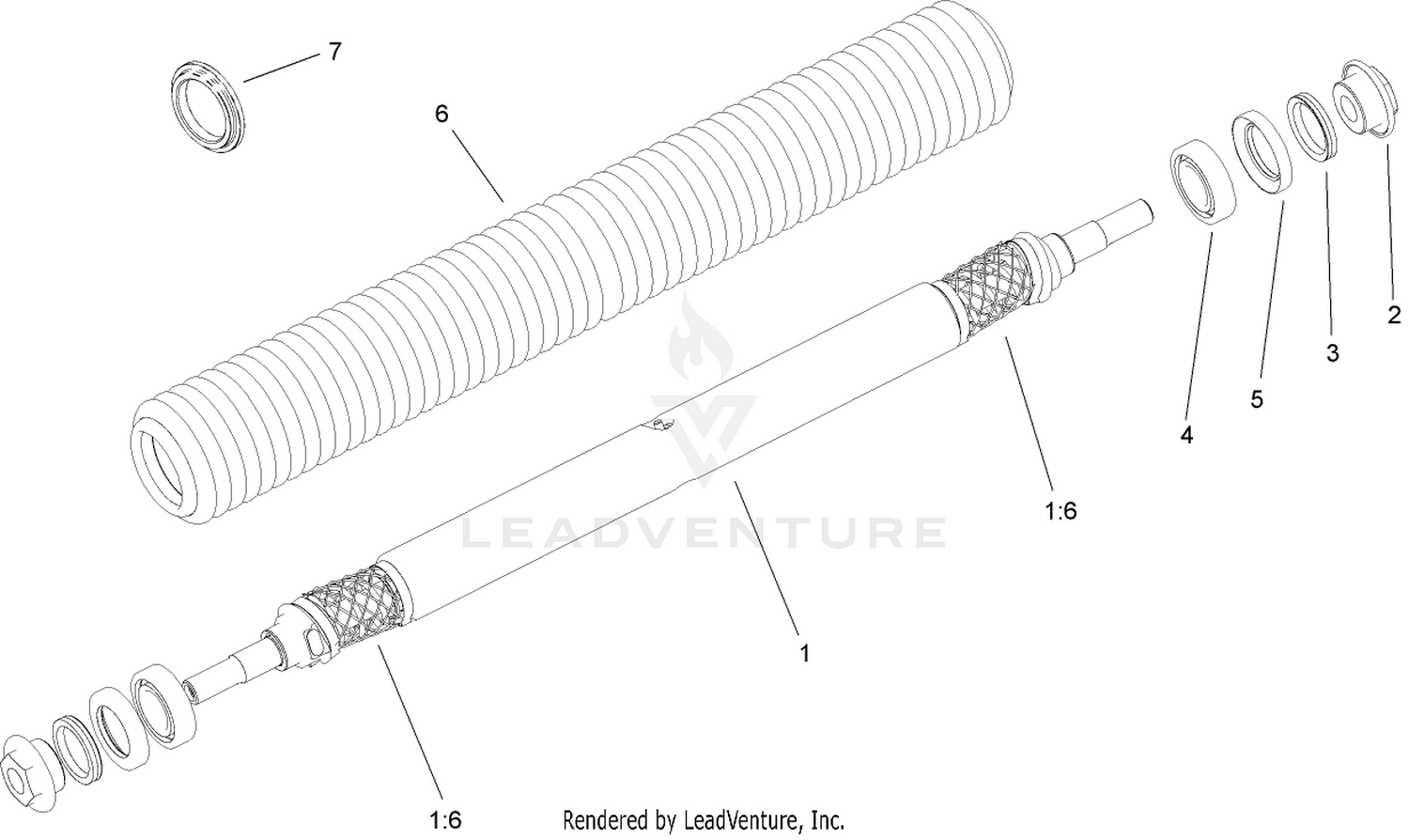 Narrow Wiehle Roller Assembly No. 107-9792