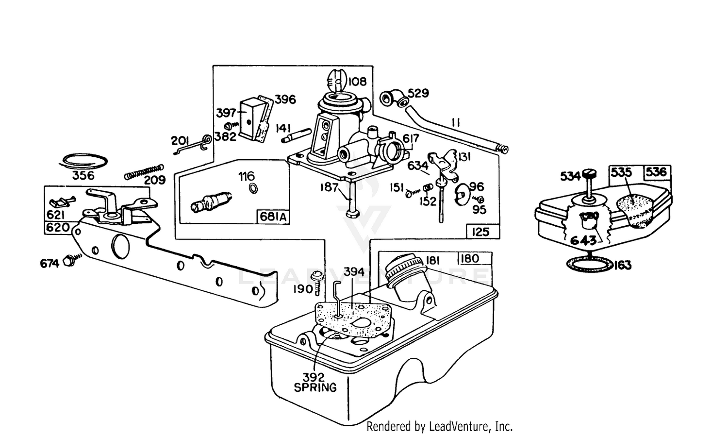 Carburetor Assembly Model 93508-0193-01