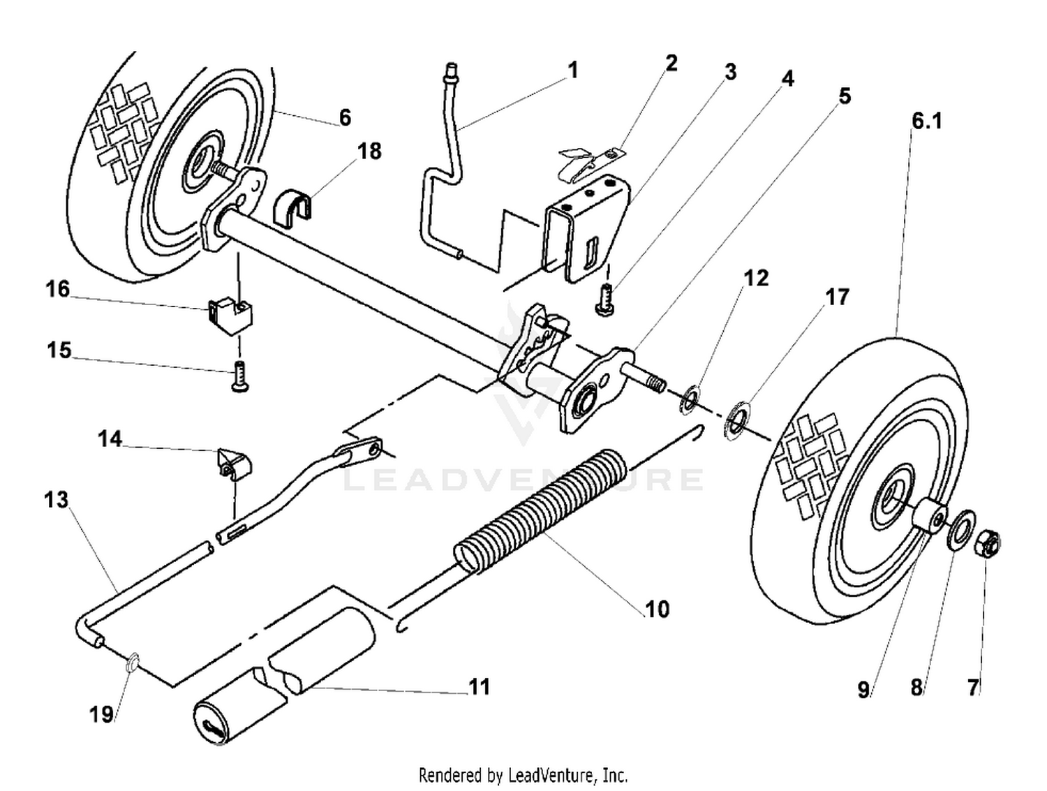 Rear Axle Assembly