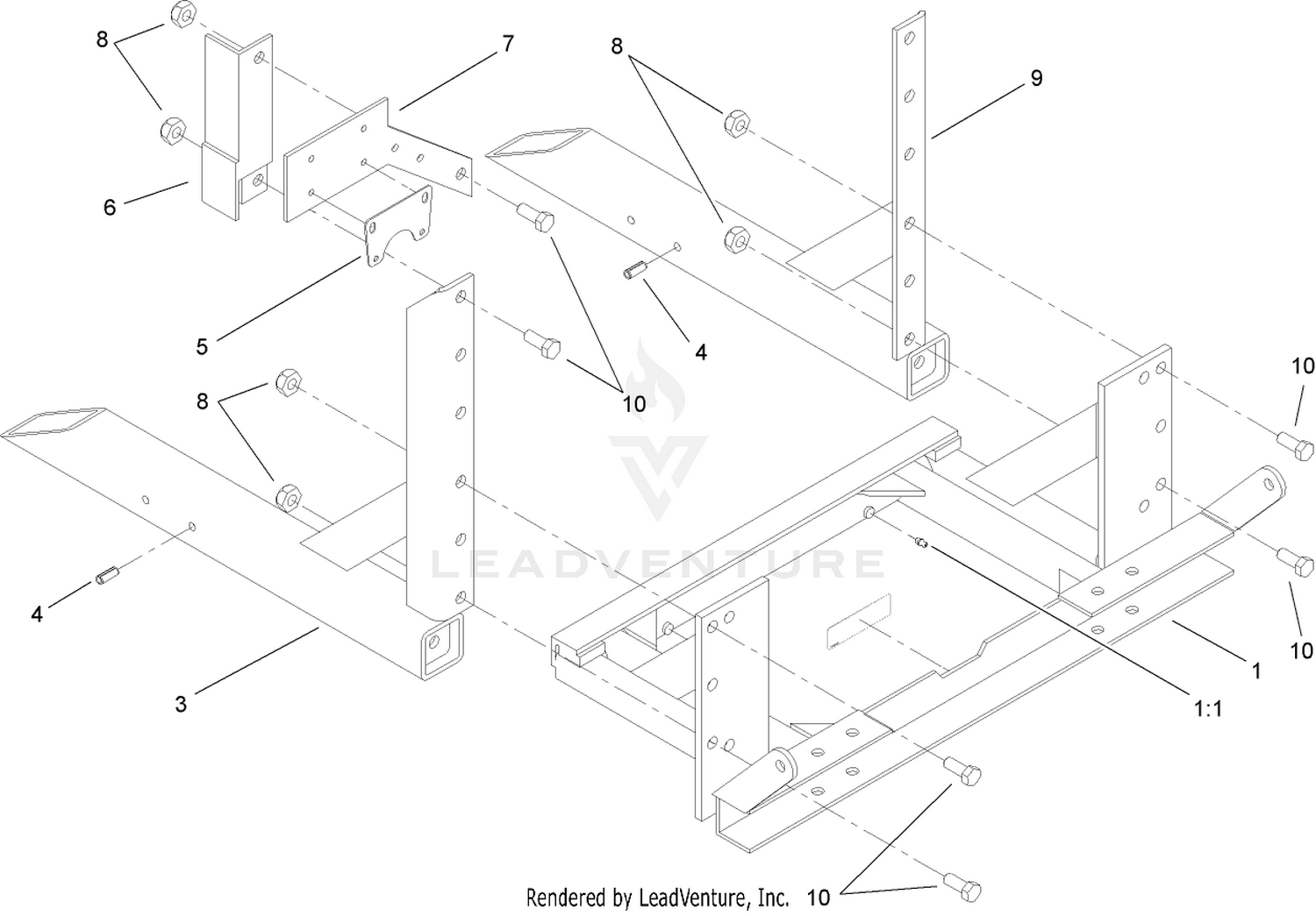 Enclosed Boom Mounting Assembly