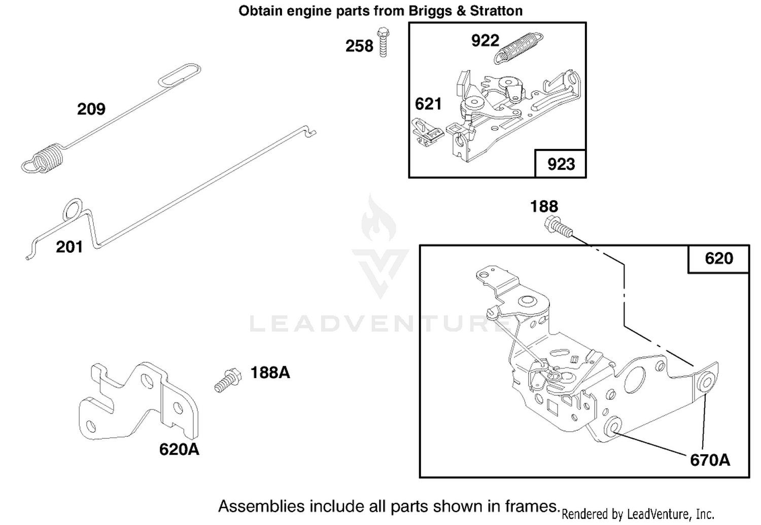 Engine Briggs  Stratton Model 12f802-0667-01 4