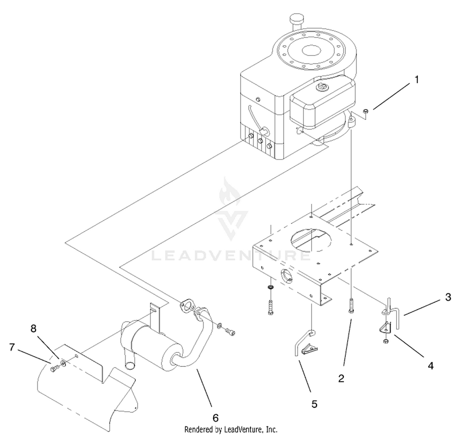Engine System Components Assembly