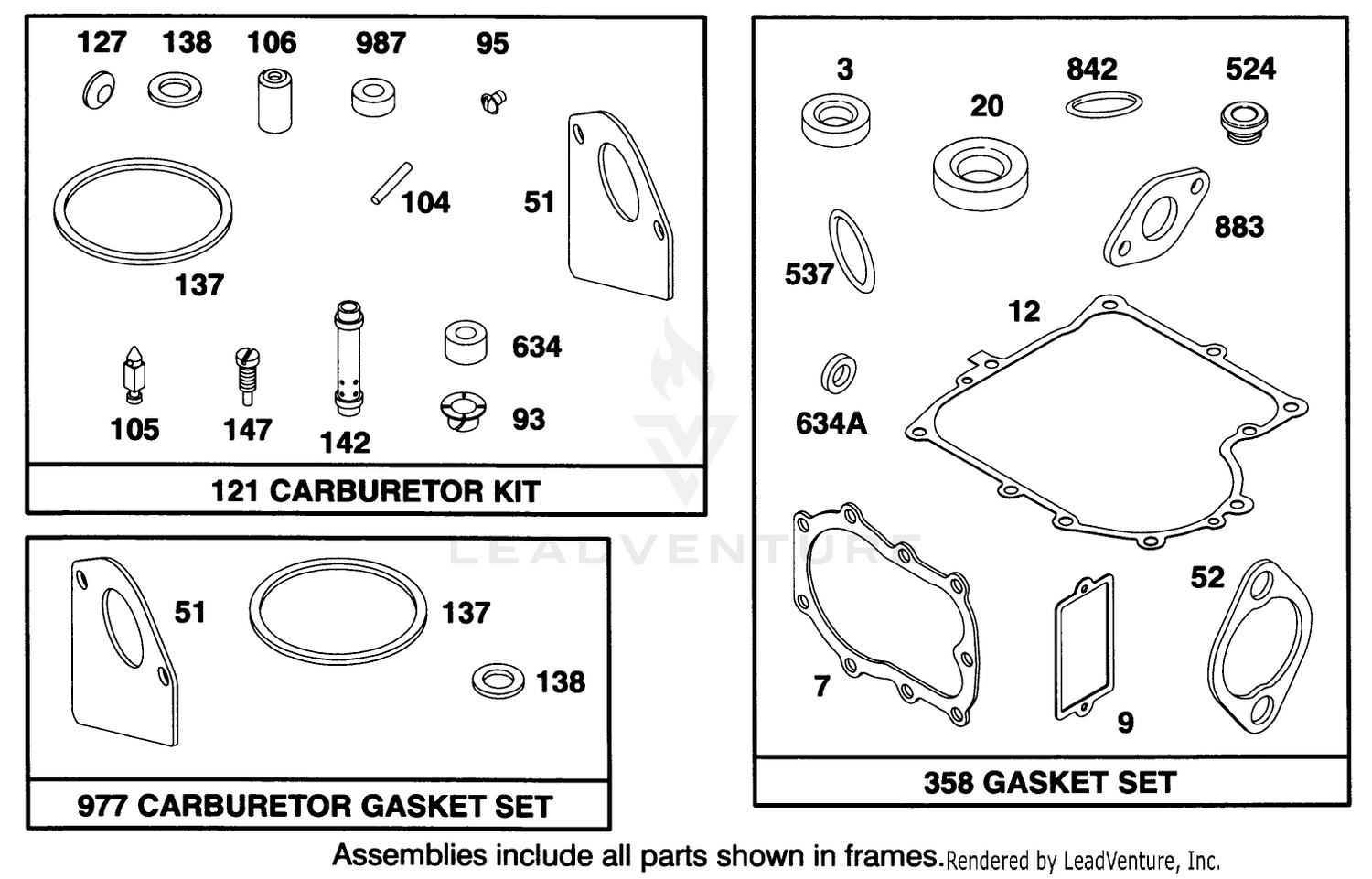 Engine Briggs  Stratton Model 28b707-0126-01 9