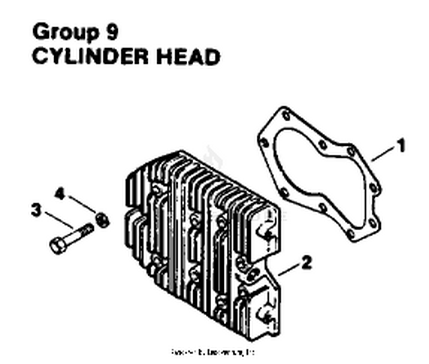 Engine Kohler Model No. Mv16s-Type Ps56519 Cylinder Head Group 9